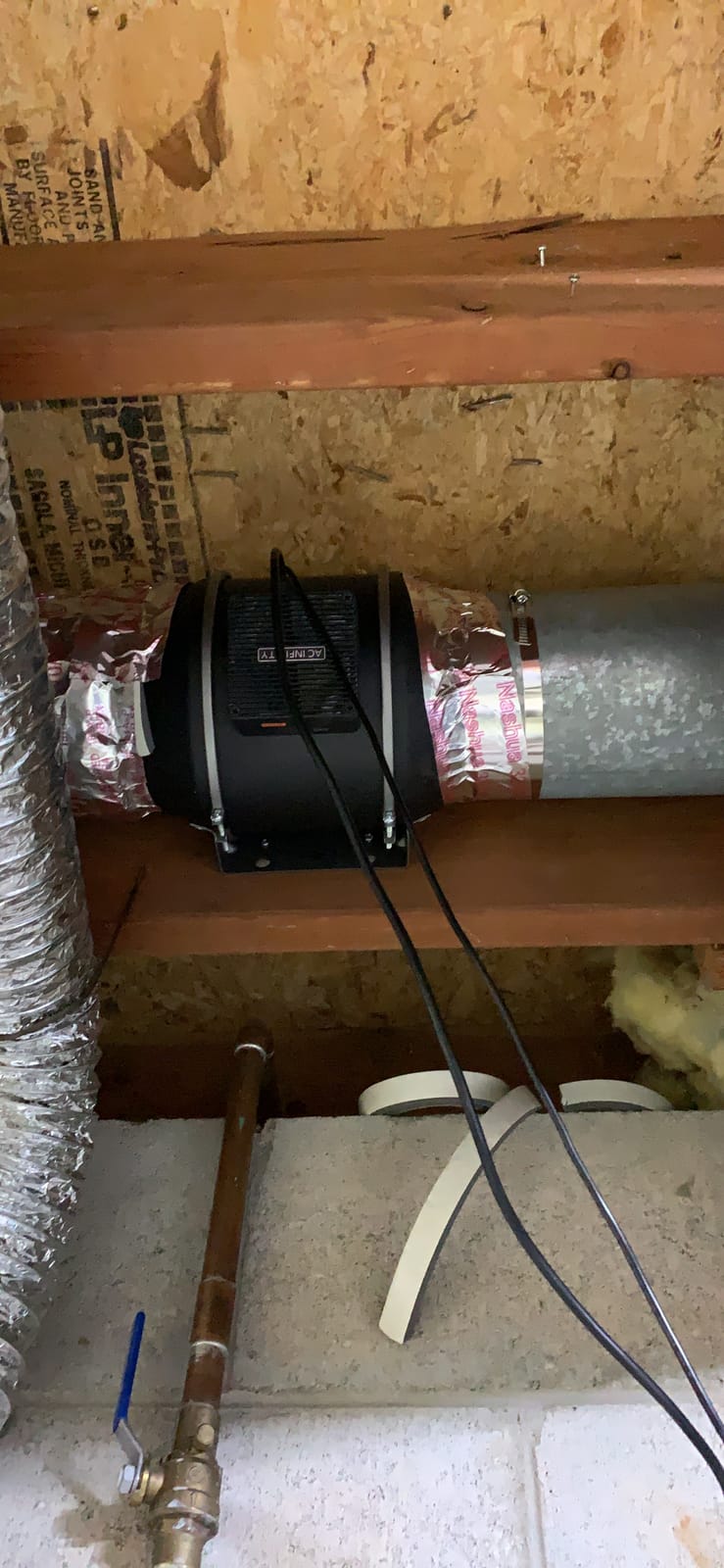 AC Infinity CLOUDLINE PRO S6, Quiet 6” Inline Duct Fan customer photo 2