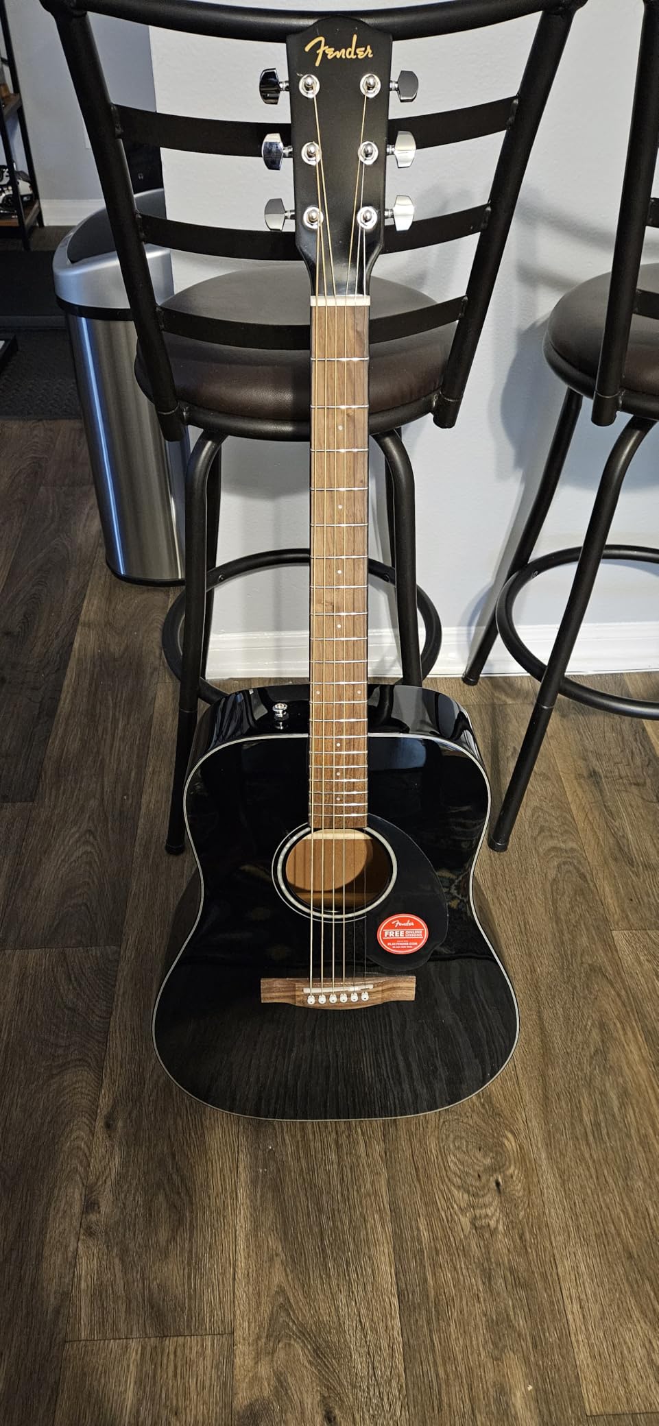 Fender CD-60S Dreadnought Acoustic Guitar, All-Mahogany, 2-Yr Warranty customer photo 2