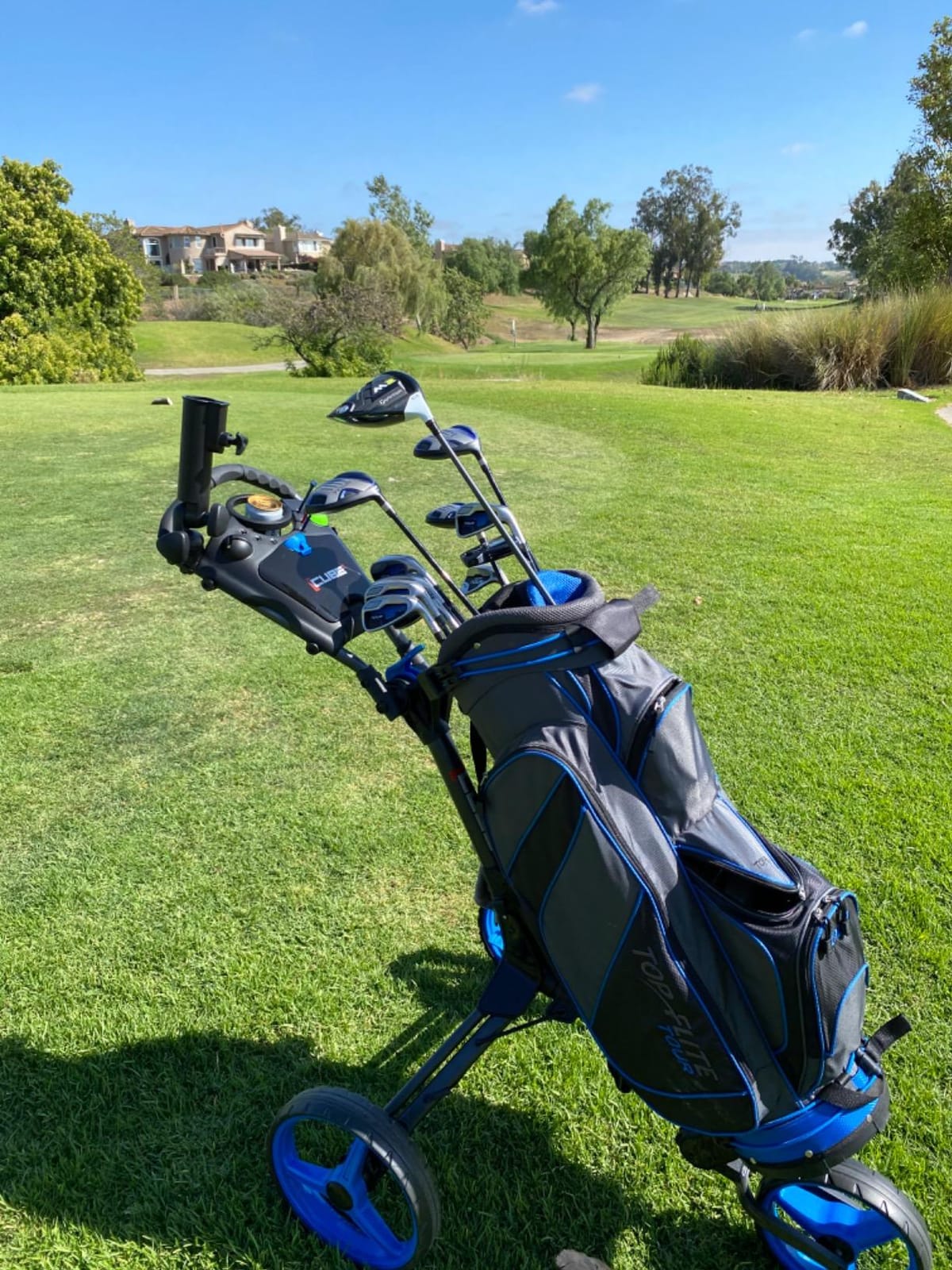 CUBE Cart - 3-Wheel Golf Push Cart customer photo 1