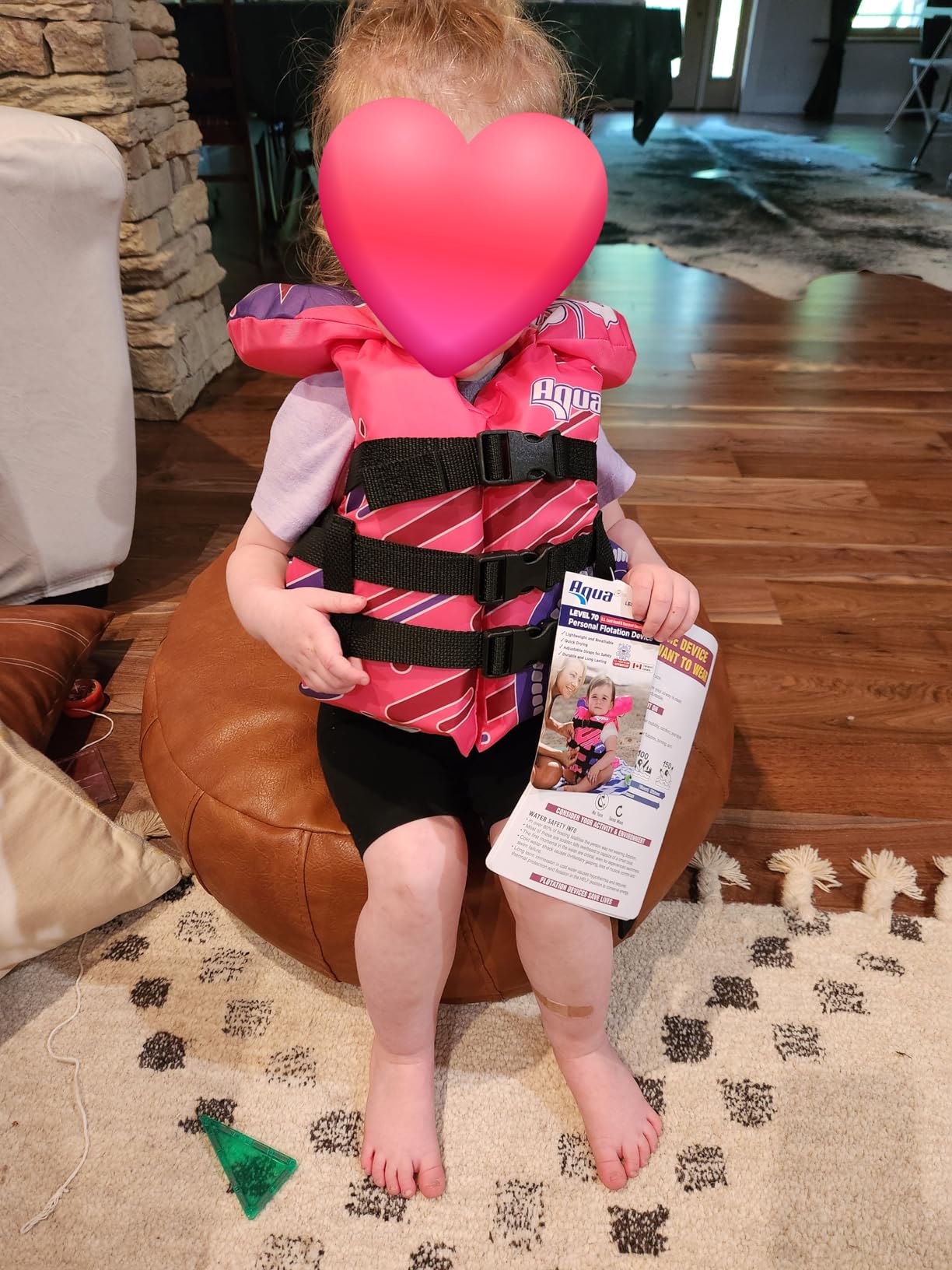 Aqua Oceans 7 Life Jacket for Kids - US Coast Guard Approved Life Vest for Infant, Child & Youth Boys and Girls, Open-Side PFD for Boating, Swimming & Water Sports customer photo 1
