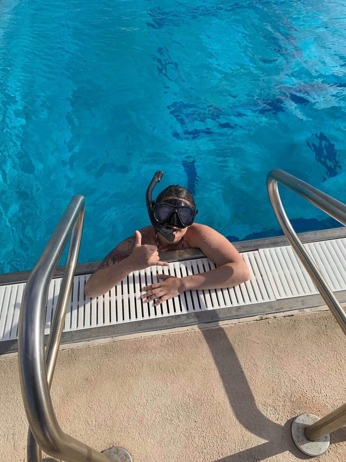 Greatever Snorkeling Gear for Adults Kids, Dry Snorkel Mask Set Anti-Fog customer photo 2