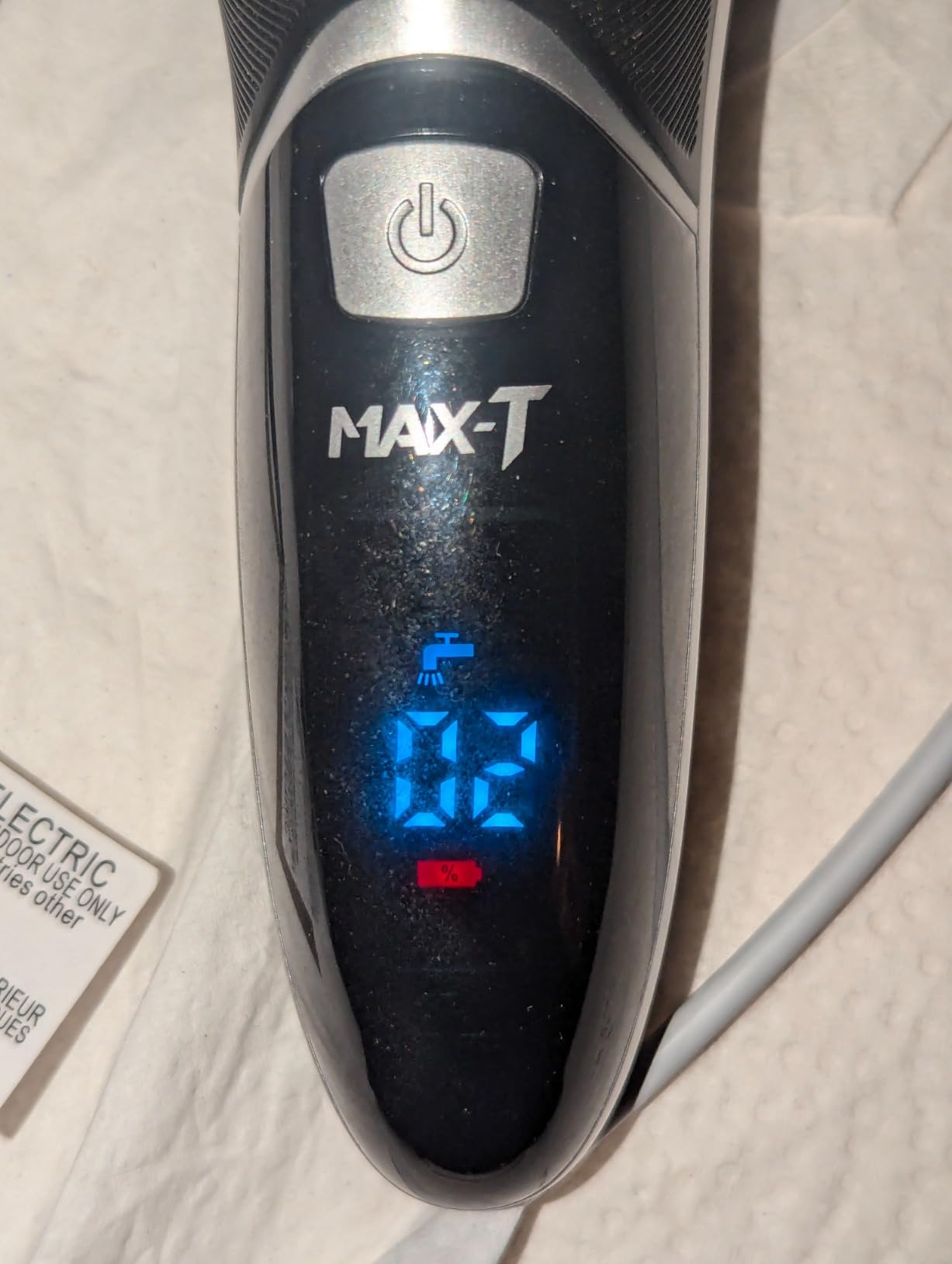 Men's Electric Shaver - MAX-T Corded and Cordless Rechargeable 3D Rotary Shaver Razor for Men with Pop-up Sideburn Trimmer Wet and Dry, IPX7 Waterproof, Plug & Play customer photo 2