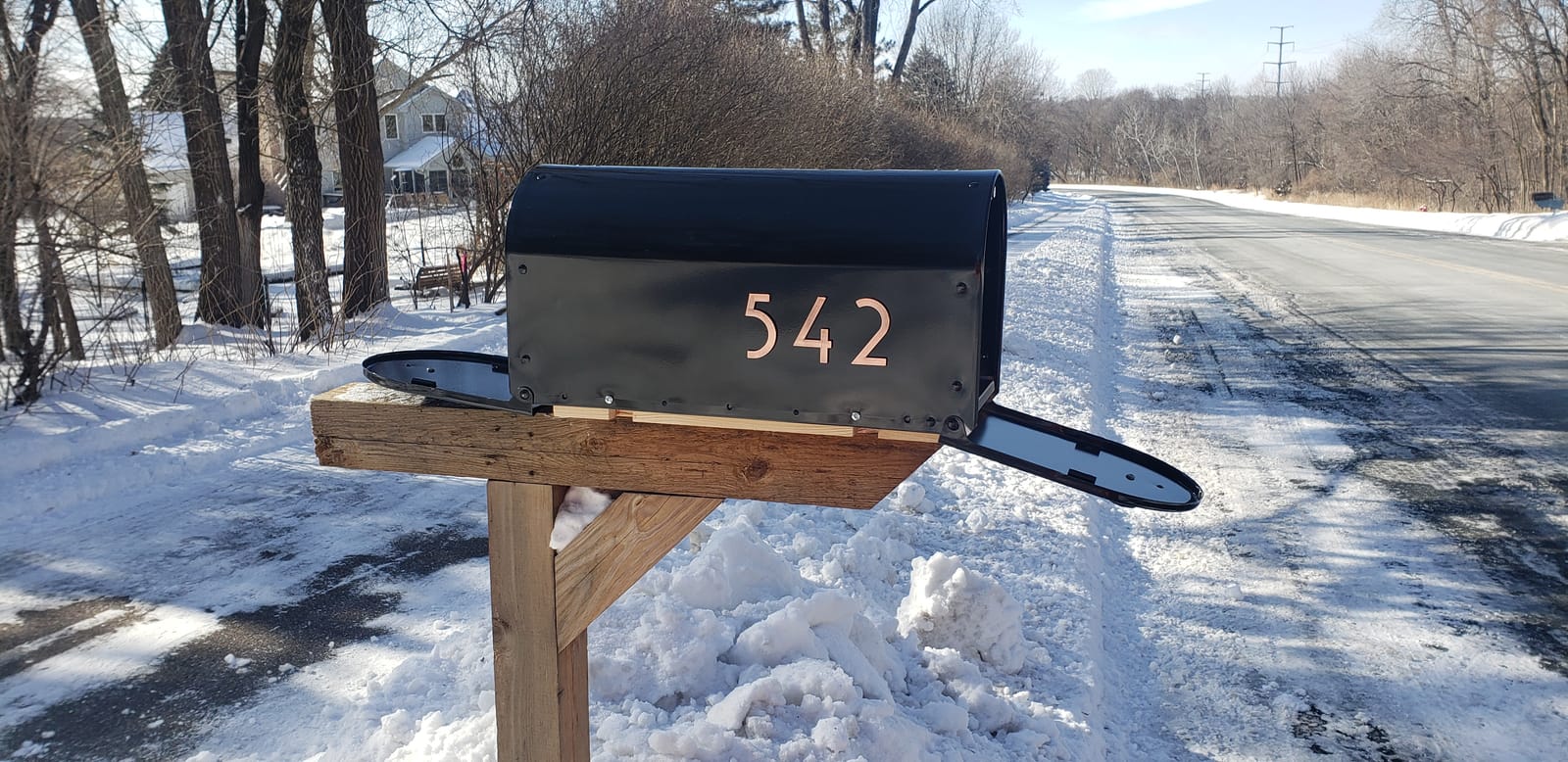 Gibraltar Mailboxes OM160BEC Outback Double Door, Large Capacity Mailbox, Black customer photo 1