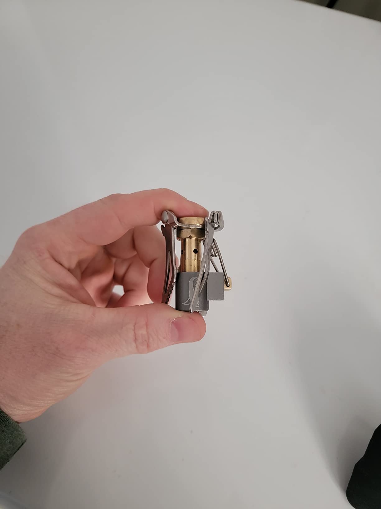 DESERT & FOX Ultralight Mini Camping Stove, 2600W Power Titanium Alloy Automatic Foldable Outdoor Cookware Tool for Picnic, Cookout, Camping, Hiking customer photo 1