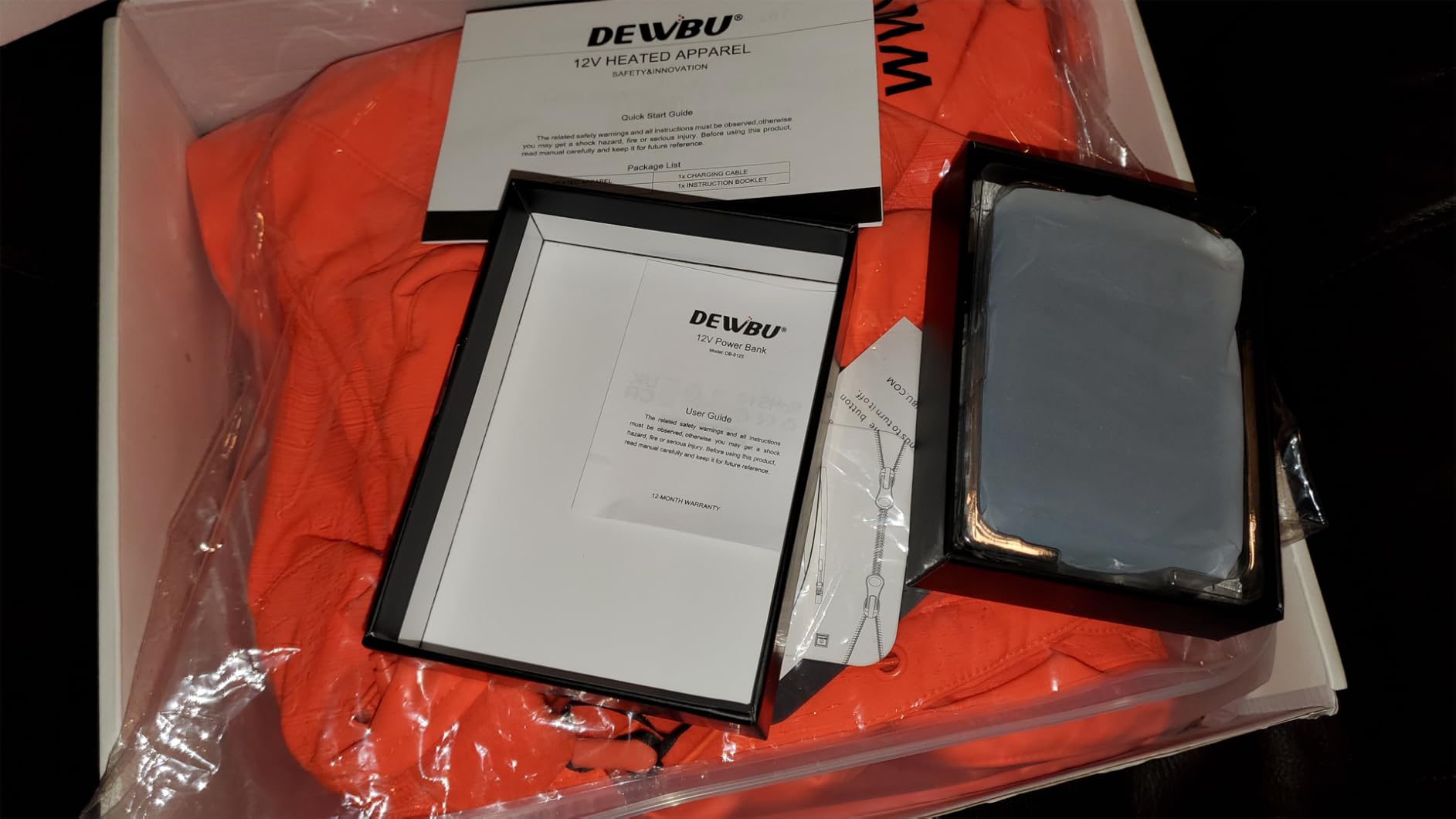 DEWBU Heated Jacket for Men with 12V Battery Pack customer photo 2