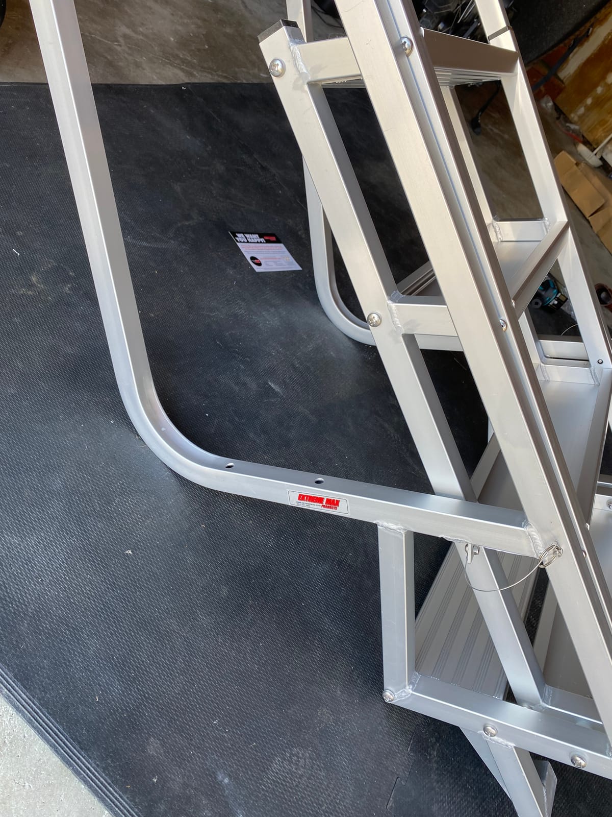 Extreme Max 3005.4119 Deluxe Flip-Up Dock Ladder - 5-Step customer photo 1