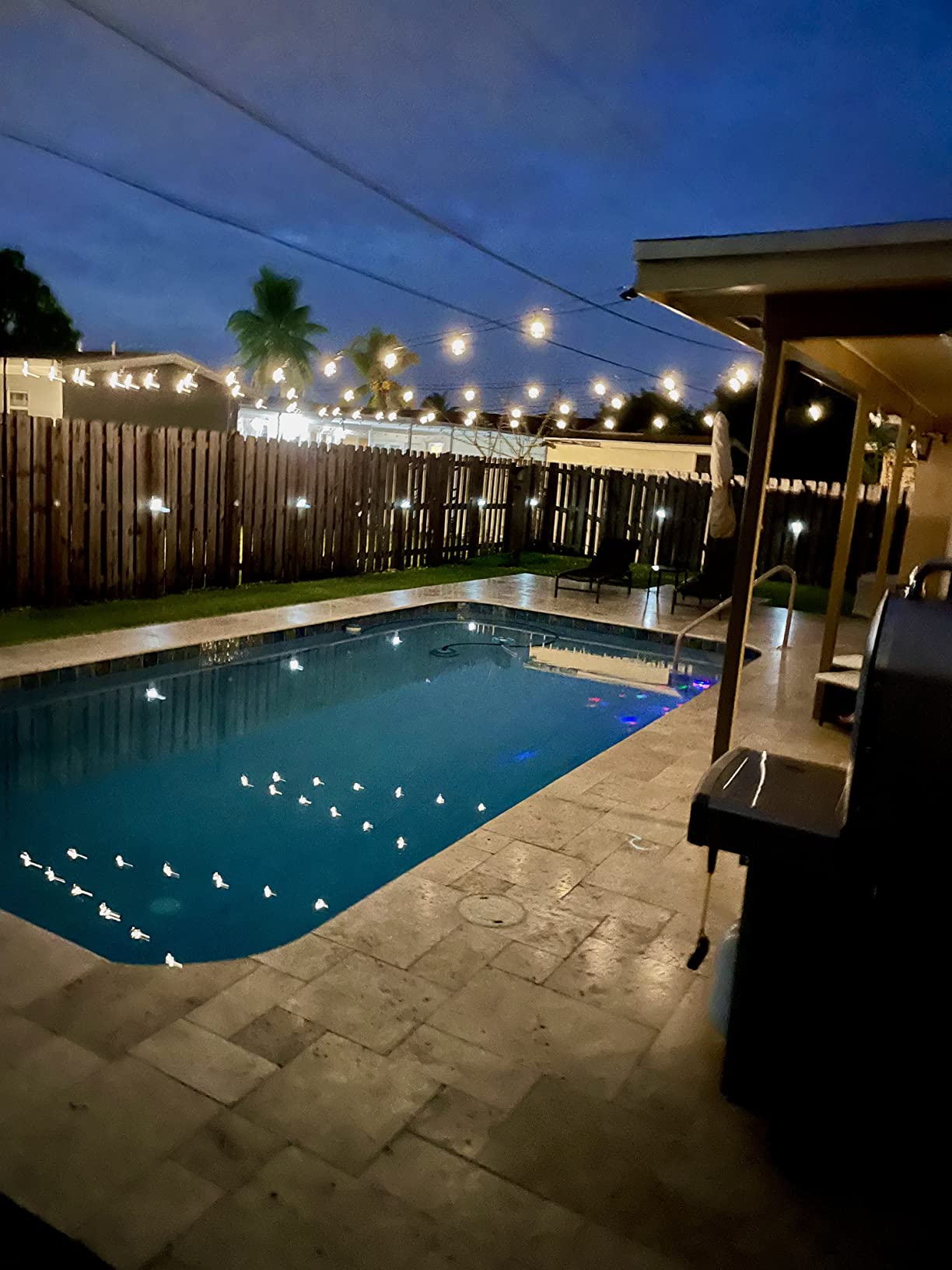 JSOT Solar Powered Lights Ideal for Step, Fence, Deck, Stair-Cool White-6P customer photo 1