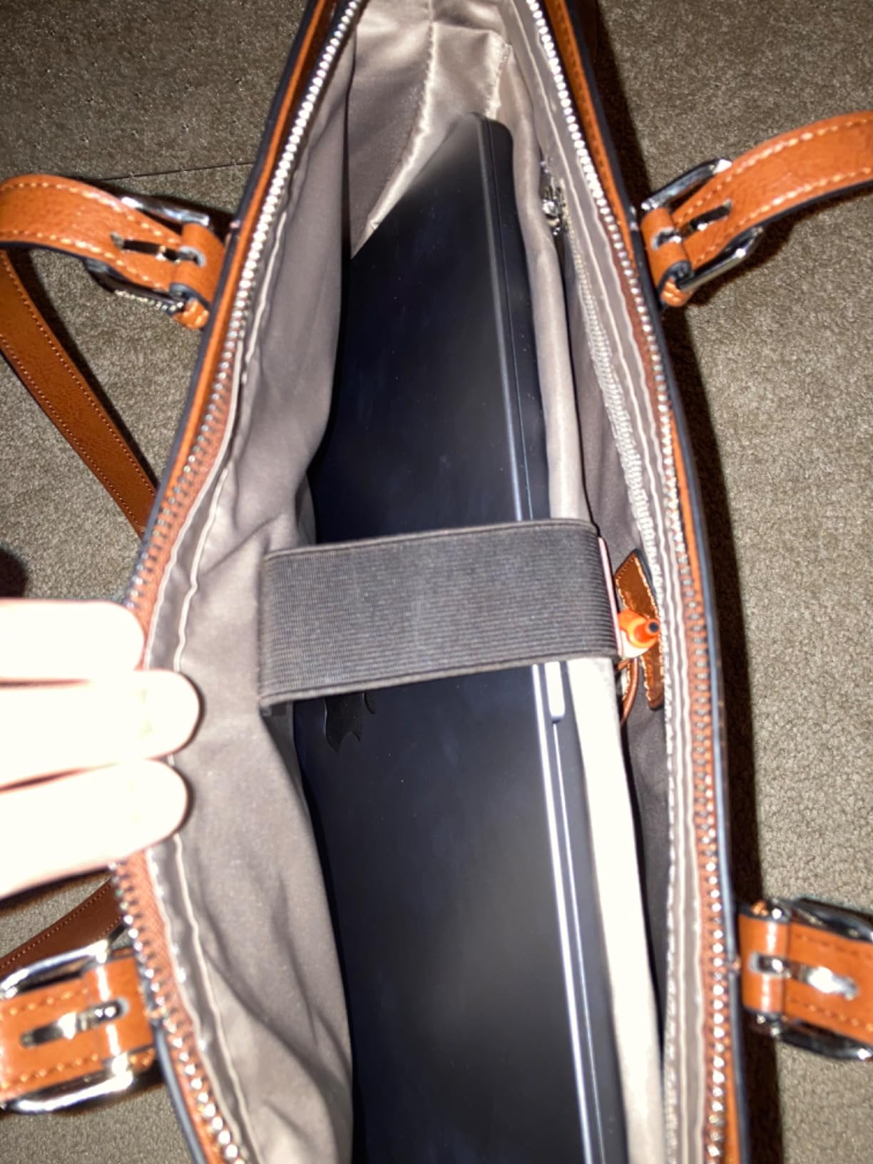 BOSTANTEN Genuine Leather Laptop Bag for Women 15.6'' Briefcase Tote Bags customer photo 1