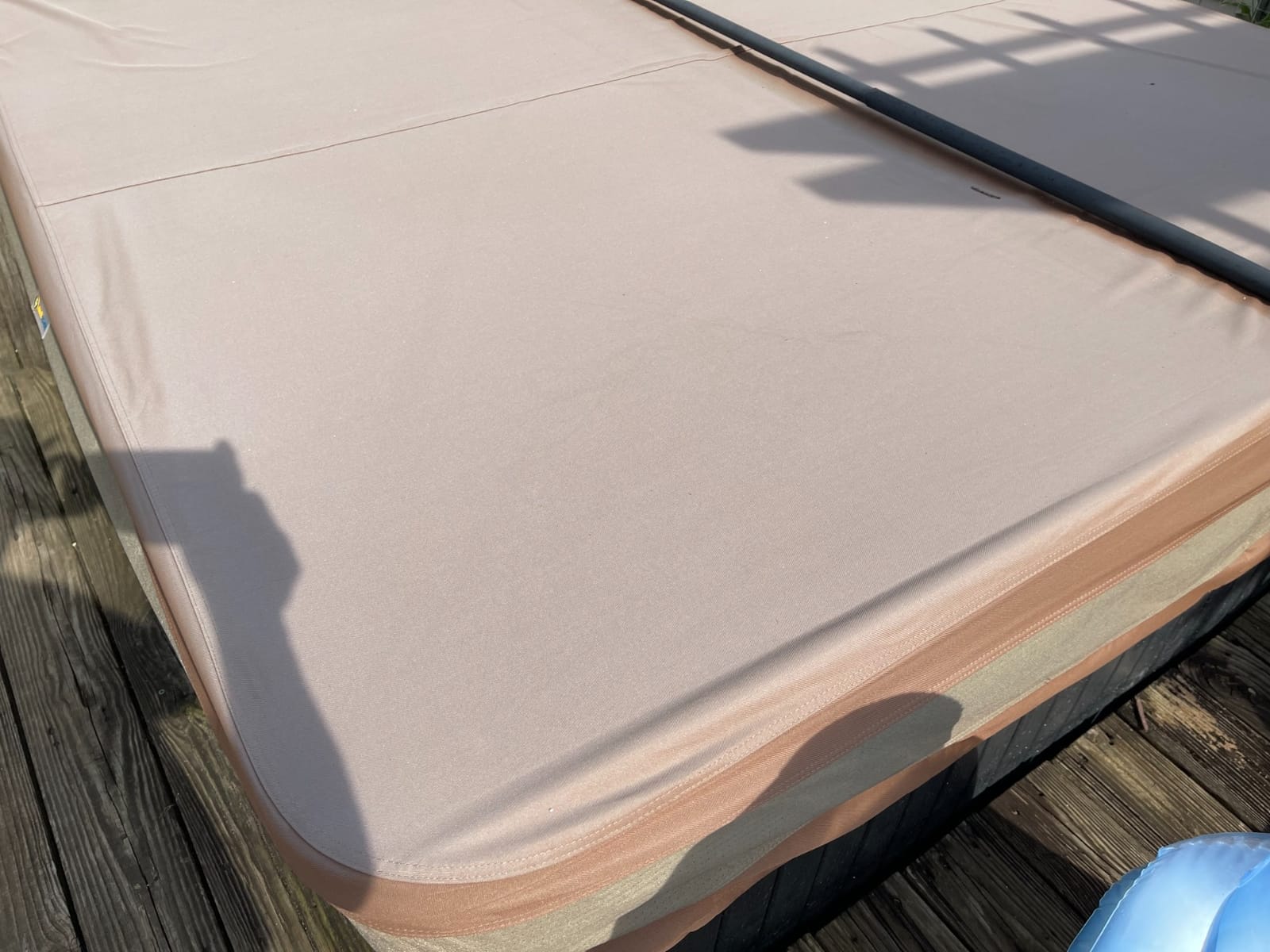 DUCKCOVERS® Ultimate Water-Resistant 86 Inch Square Hot Tub Cover Cap, Outdoor Spa Cover customer photo 2