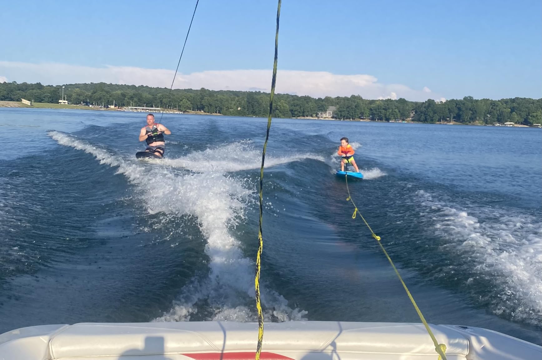 ZUP Coast Board All-in-One Kid's Wakeboard, Trainer Board, Kneeboard, and Water Skis with Rope Handle, Ideal for Water Sports and Boating, Perfect for Beginners and Young Riders customer photo 2