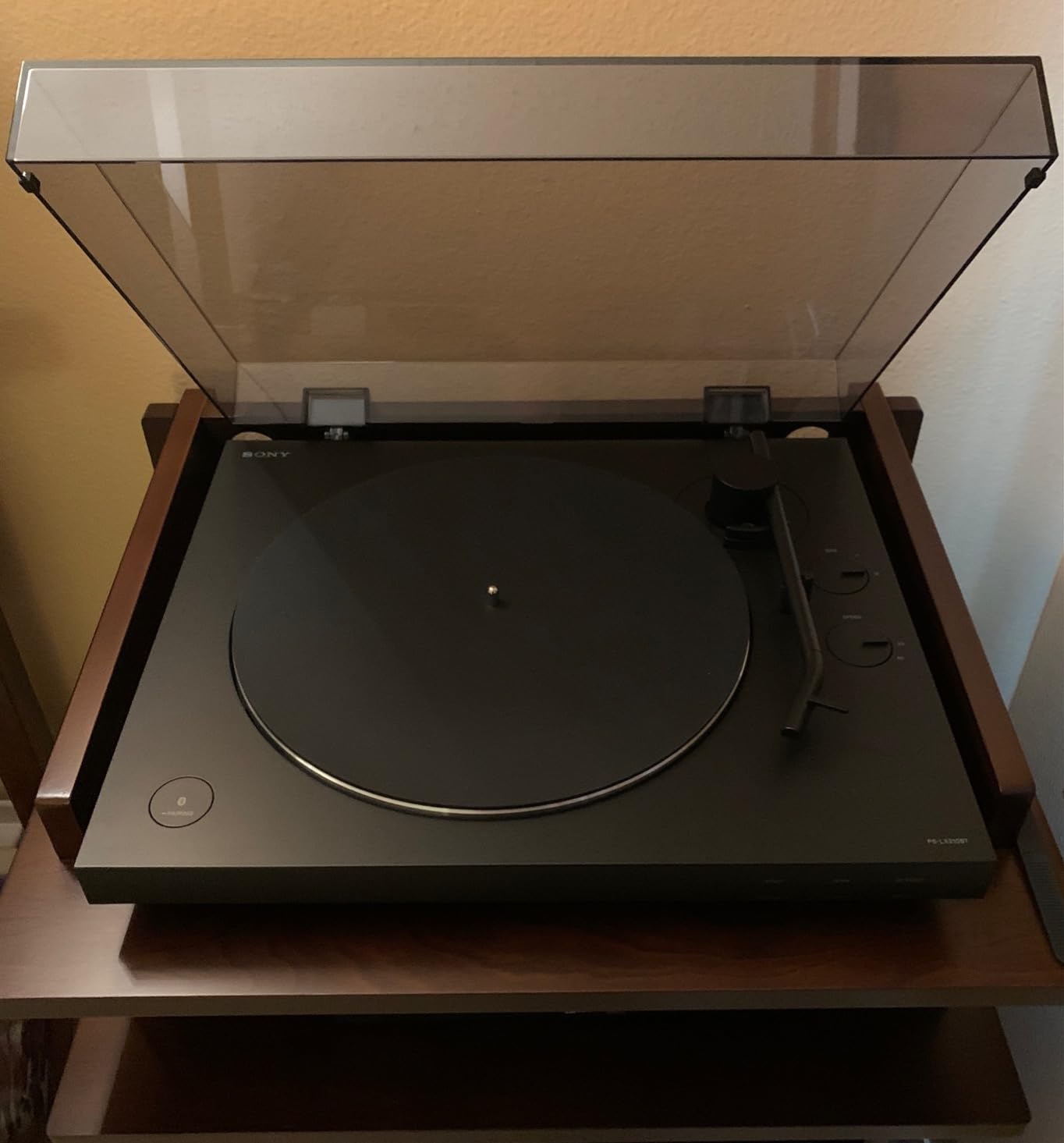 Sony PS-LX310BT Belt Drive Turntable: Fully Automatic Wireless Vinyl Record Player with Bluetooth and USB Output Black | Fully Automatic Wireless Vinyl Record Player, Bluetooth, USB Output customer photo 1