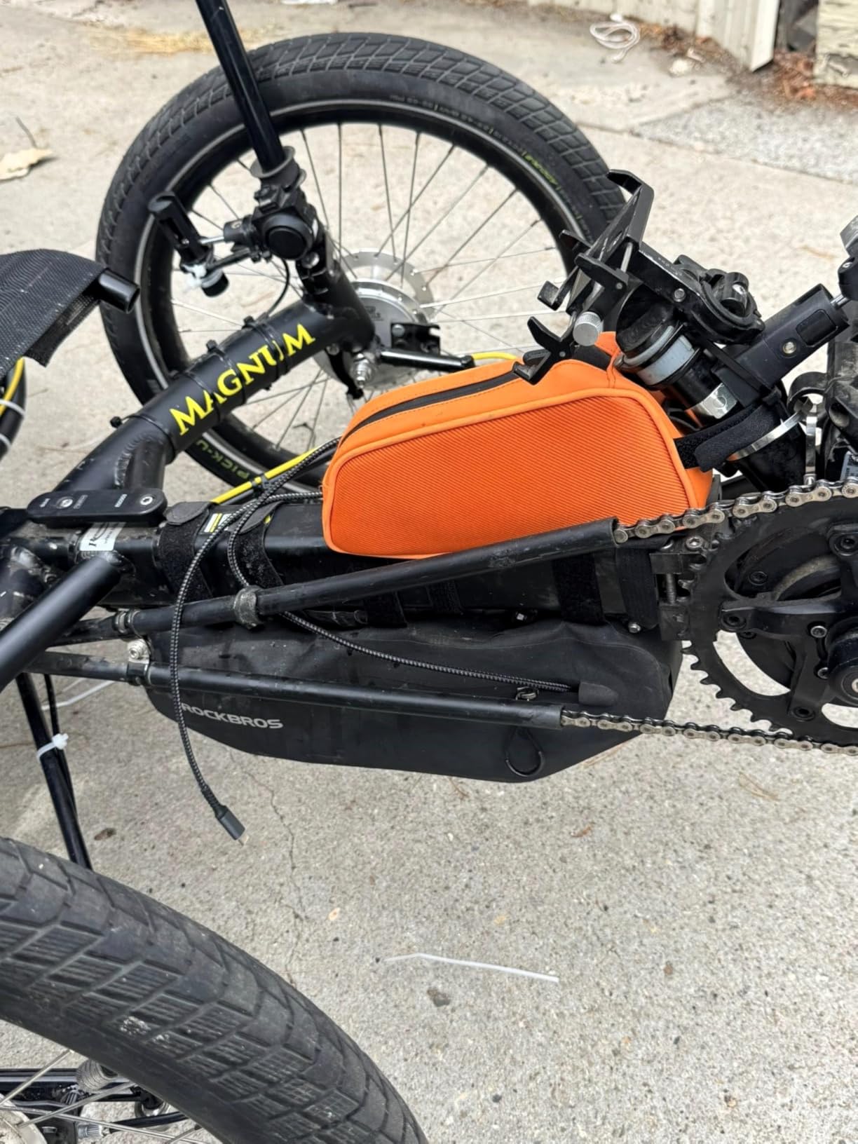 ROCKBROS Bike Frame Bag 840D Nylon Waterproof Bike Triangle Bag Bicycle customer photo 2