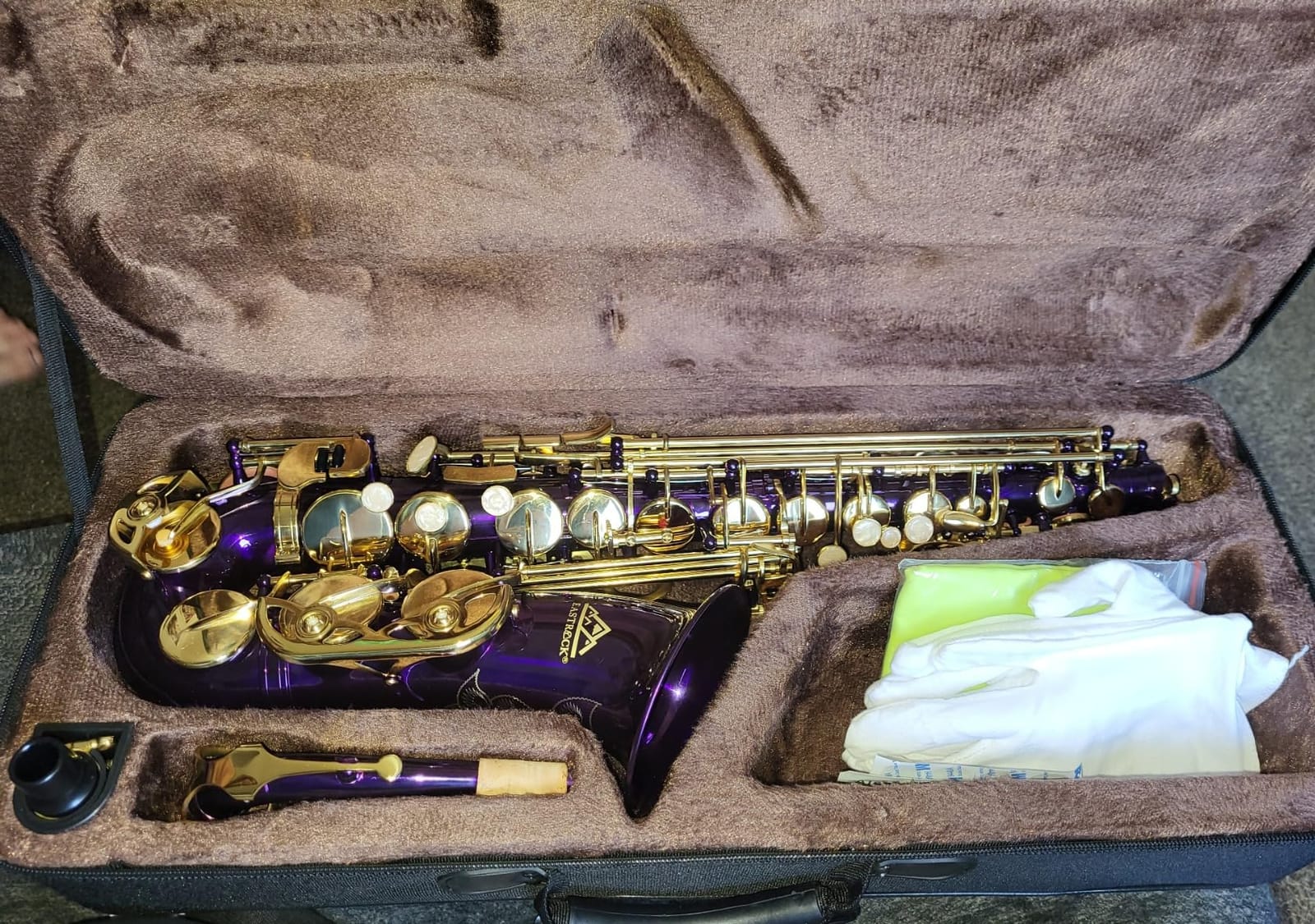 EASTROCK E Flat Alto Saxophone Gold Alto Sax for Beginners and Students customer photo 2