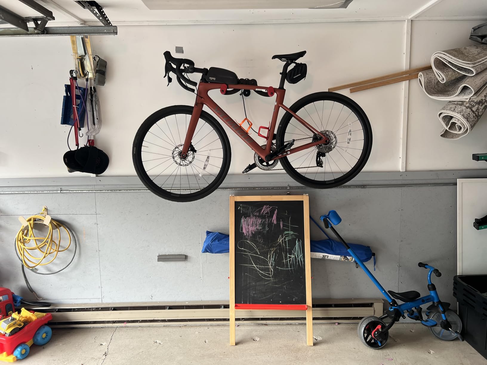 PRO BIKE TOOL Bike Rack for Garage Wall Mount - Horizontal Bike Storage customer photo 2