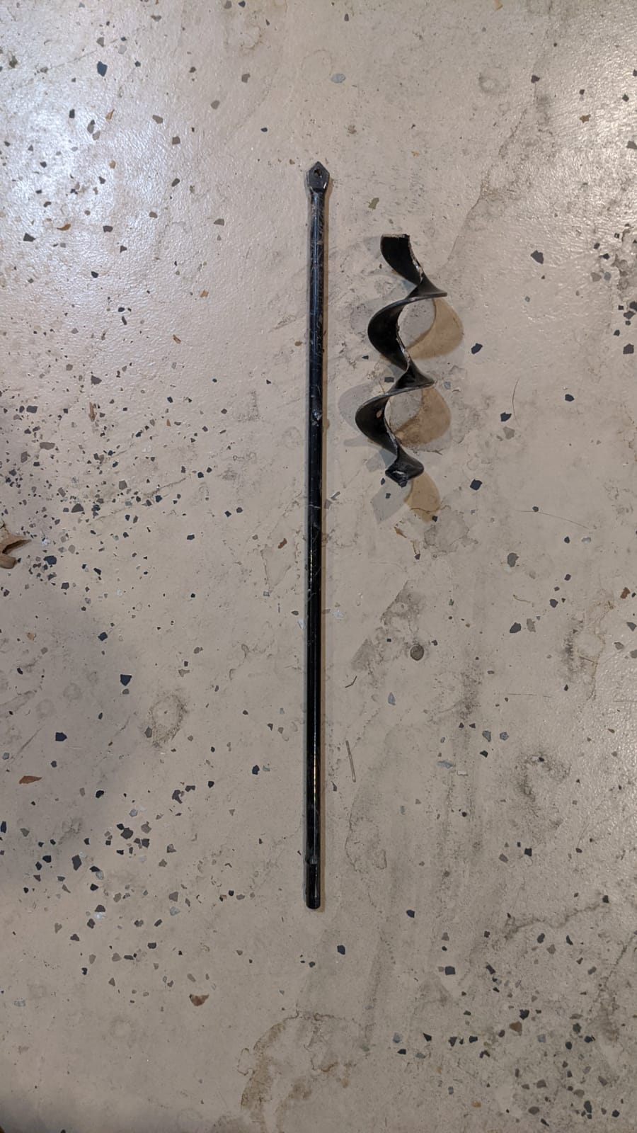 TCBWFY Auger Drill Bit for Planting 1.6x16.5inch Extended Length Garden Auger Spiral Drill Bit for Planting Bulbs Flowers,Post Hole Digger for 3/8”Hex Drill customer photo 1