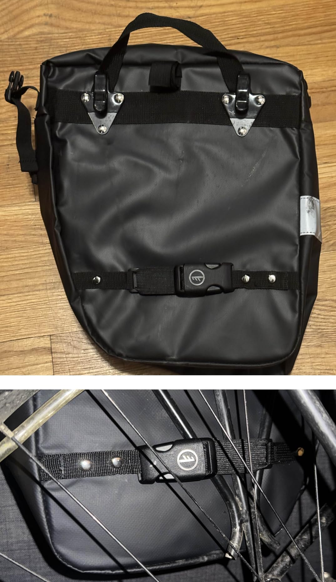 Rhinowalk Bike Pannier Bag Set for Bicycle Cargo Rack Saddle Bag Shoulder Bag Laptop Pannier Rack Bicycle Bag Professional Cycling Accessories 3 in 1 customer photo 1