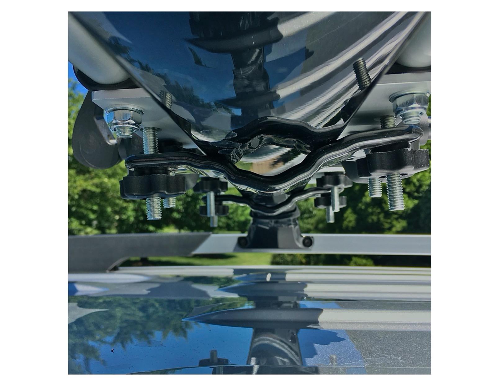 IKURAM R Aluminum Kayak Roof Rack Folding J-Style Universal 3-in-1 customer photo 1
