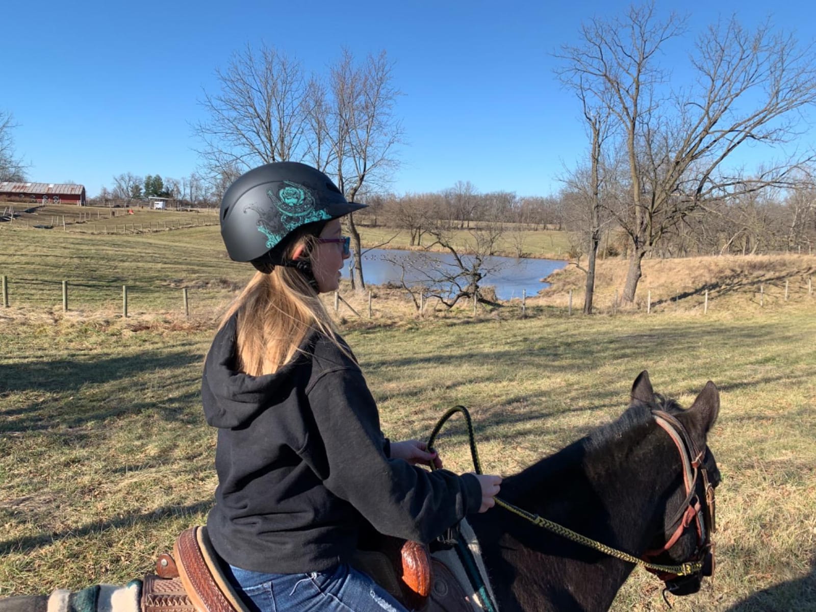Troxel Rebel Bold Horse Riding Helmet, Low-Profile, Light, Adjustable Design, Safety Horseback Riding Gear customer photo 1