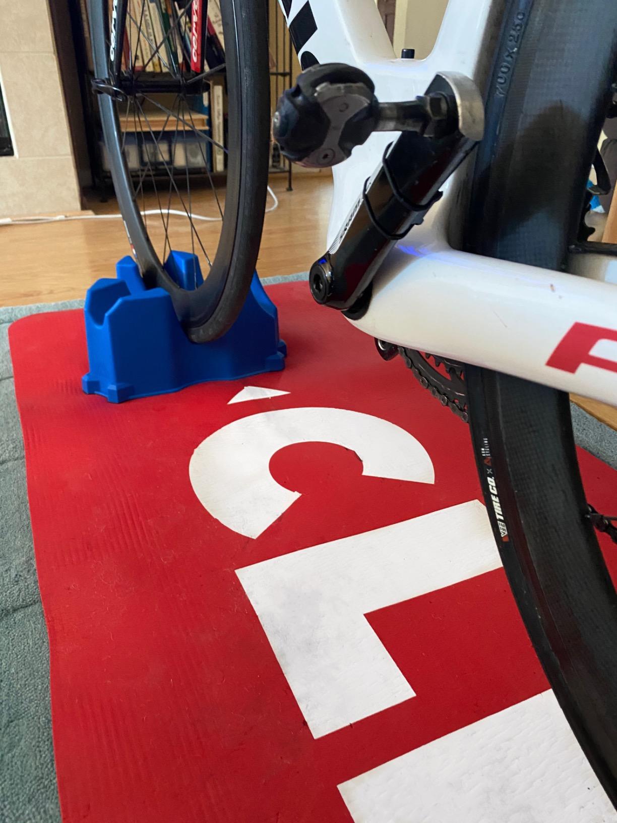 KOM Cycling Indoor Trainer Front Wheel Riser Block - 3 Different Heights Creating The Perfect Block for All Trainers Including Cyclops, Wahoo, and Kinetic customer photo 1