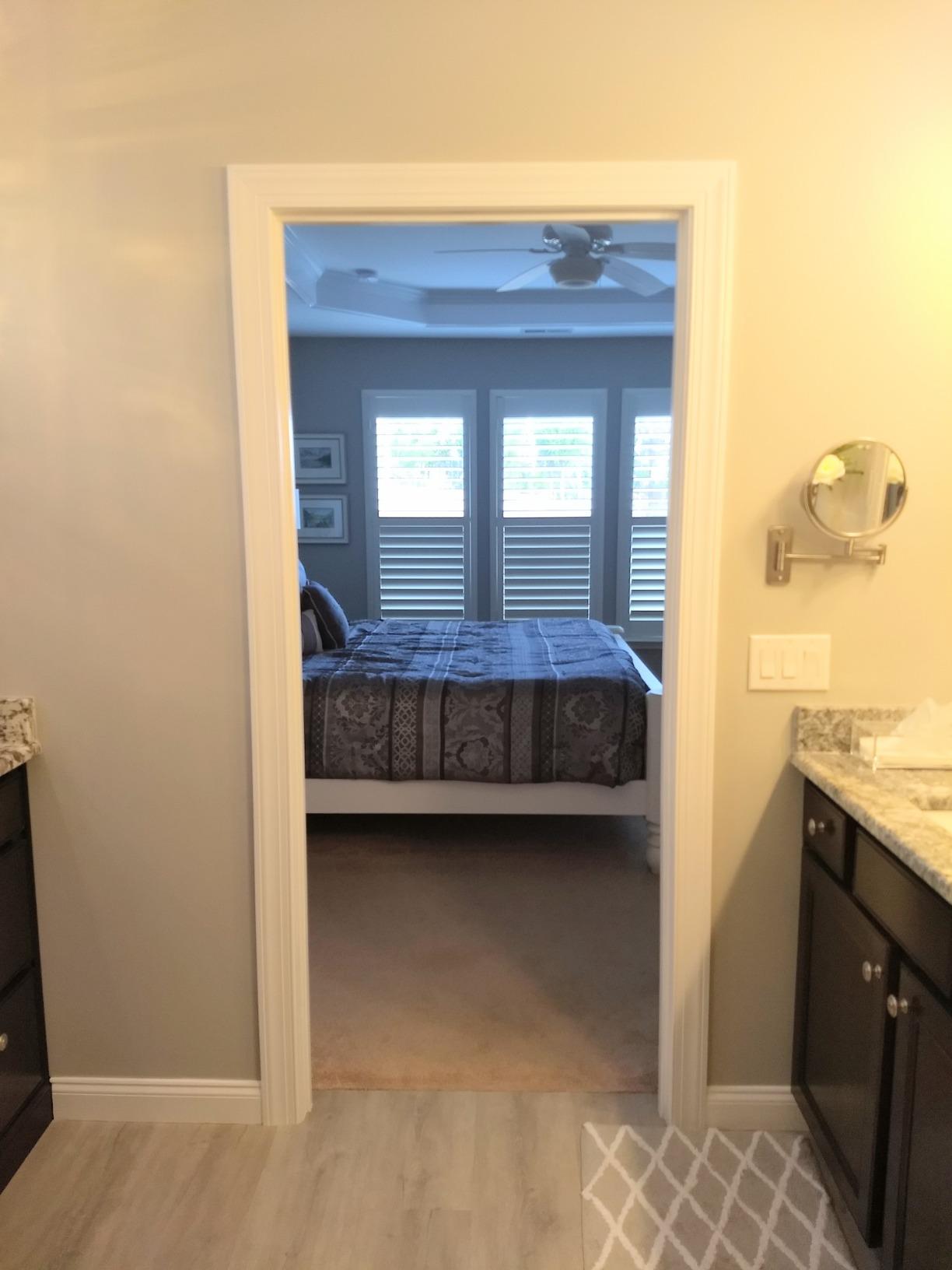 SmartStandard 36in x 80in Sliding Barn Wood Door, Natural, Fit 6-6.6FT Rail customer photo 2