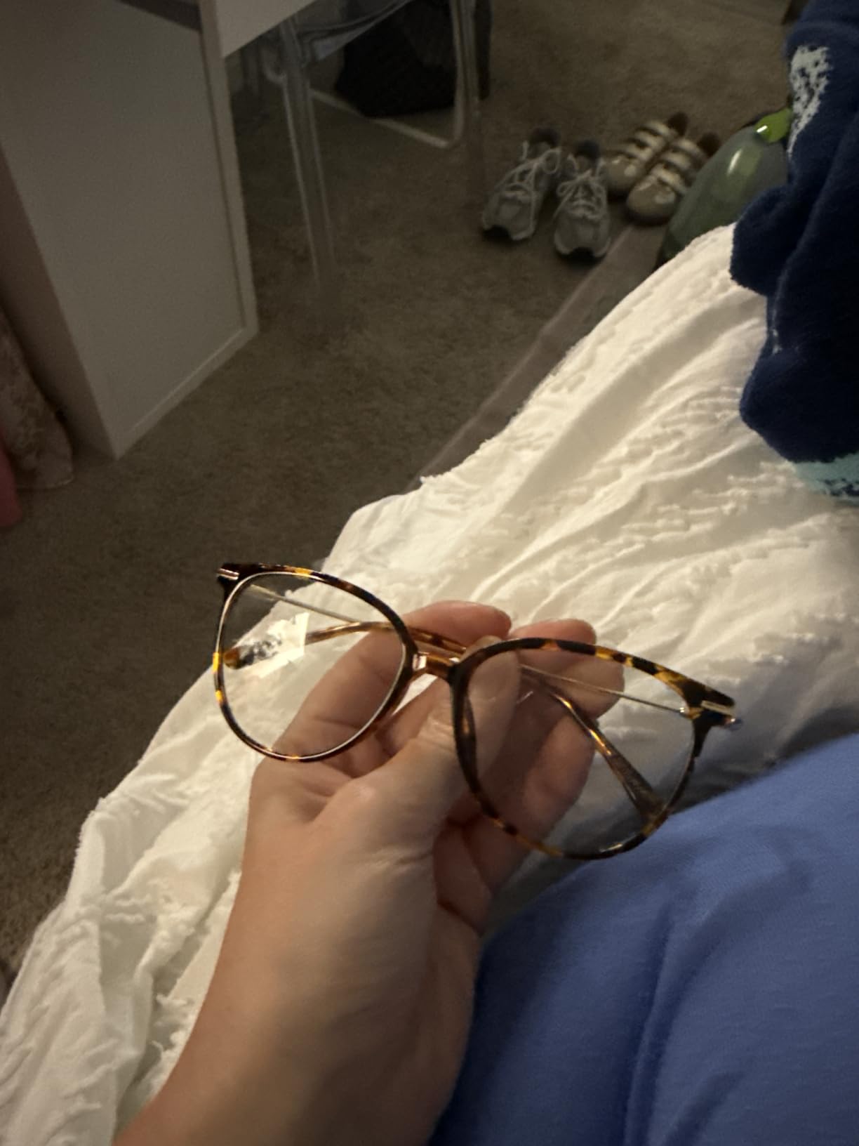 Gaoye Round Blue Light Blocking Glasses customer photo 2