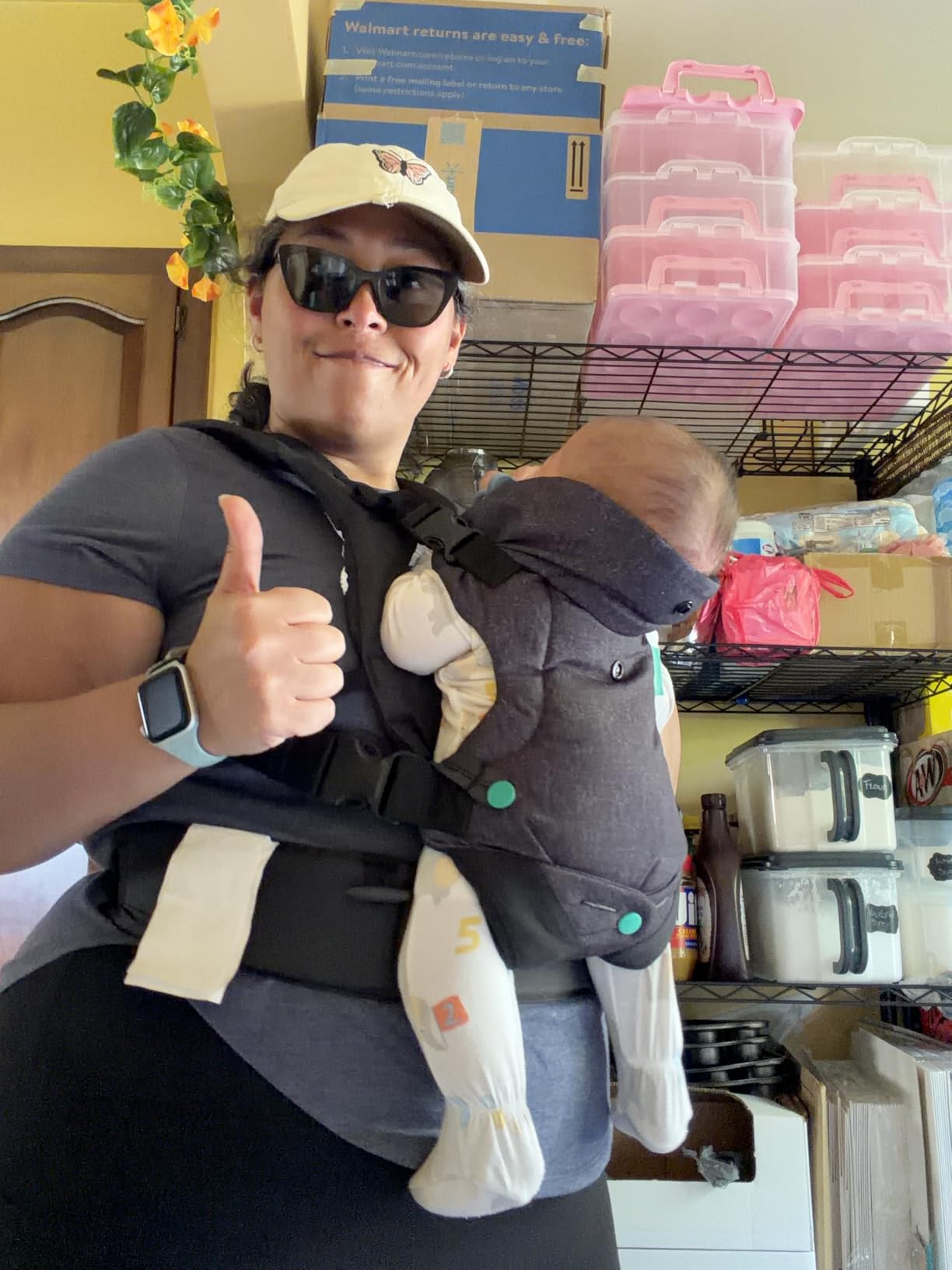 Infantino Flip Advanced 4-in-1 Baby Carrier, Black customer photo 2