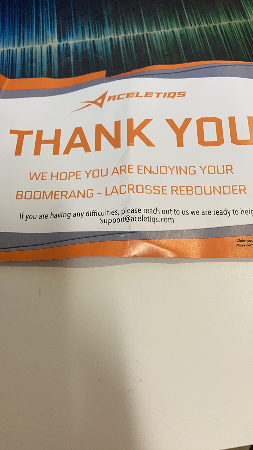 ACELETIQS Lacrosse Rebounder for Backyard 5x7 Feet Baseball Rebounder Volleyball Rebounder - Lacrosse Ball Pitchback, Throwback, Bounce Back Training Wall [Carry Bag Included] customer photo 1