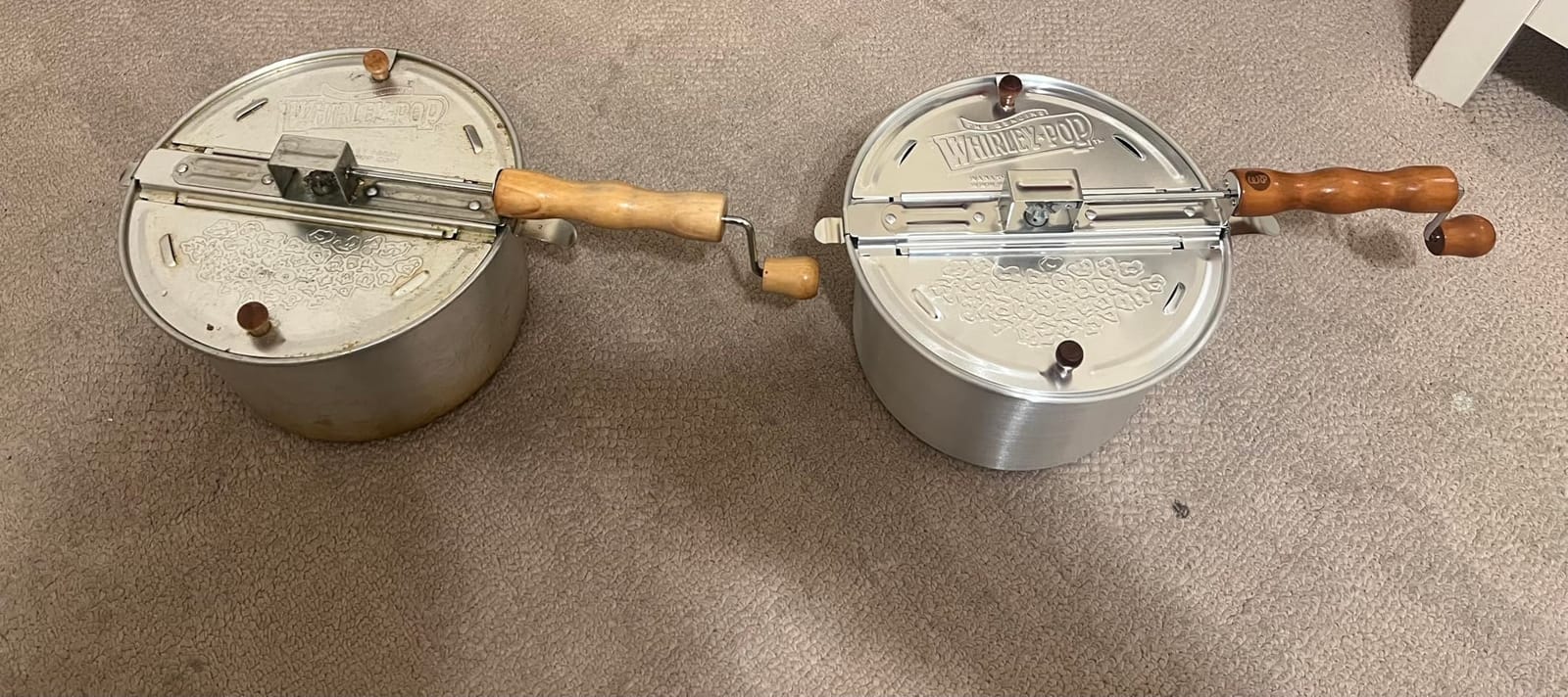 Original Whirley Pop Popcorn Maker - Wabash Valley Farms Gourmet Popcorn Popper, Aluminum Pot With Nylon Gears, 3-Minute Stove Top Popper, Home Movie Night (Silver) customer photo 2