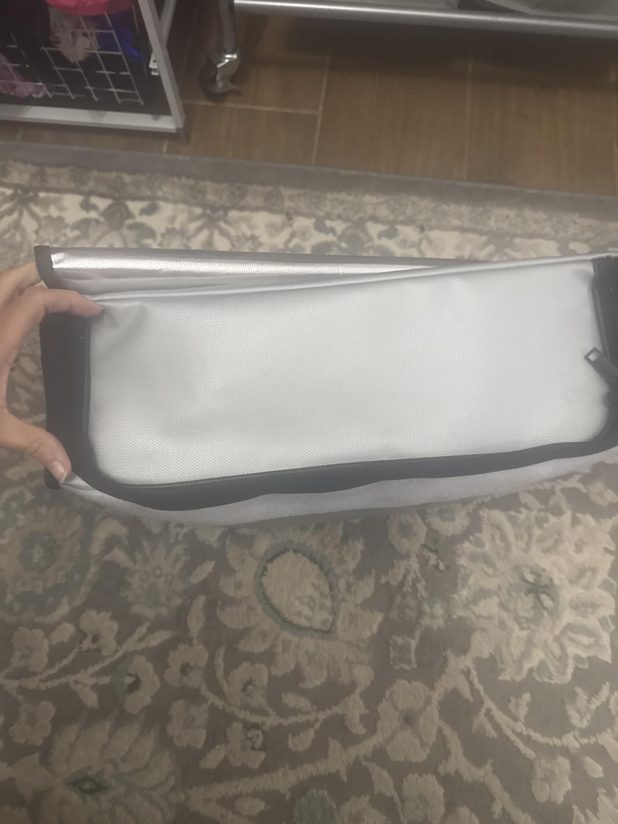 Fireproof Document Bag - Fireproof Box [Thermal Insulated] Fireproof Safety Boxes for Home Large Fireproof Bag Lockable Zipper Fireproof Safe Box Home Safes Fireproof Waterproof Fireproof Money Bag customer photo 1