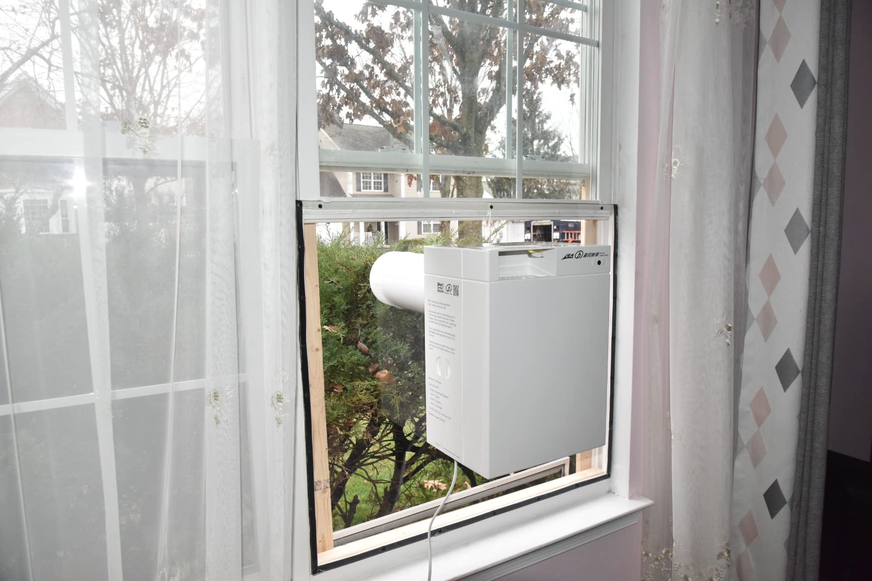 BROAD AirPro Fresh FF100 HEPA Fresh Air ERV System with 99% PM2.5 Filtration Efficiency, 70% Fresh Air Heat Recovery Efficiency and 100% Fresh Air customer photo 1