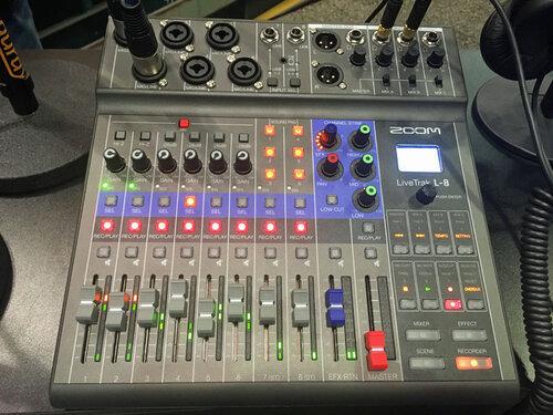 Zoom LiveTrak L-8 Battery Powered Mixer/Recorder for Musicians & Podcasters | 8-channel digital mixer with 12-in/4-out USB interface and 6 sound pads for podcasting, music and live streaming customer photo 1