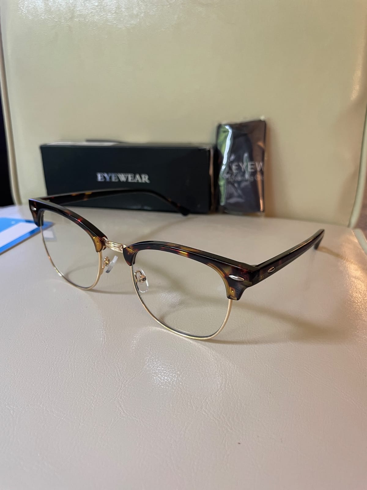 Blue Light Blocking Glasses Anti Eyestrain Computer Gaming Glasses customer photo 2