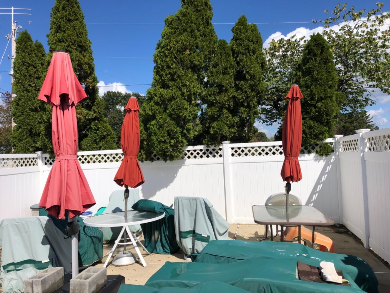 PURPLE LEAF Cantilever Patio Umbrella 10 FT Wind Resistant Canopy Brick Red customer photo 2