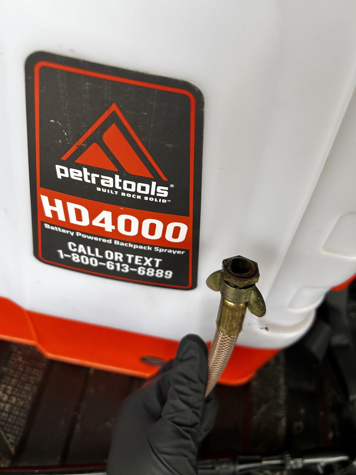 PetraTools HD4000 Battery Powered Backpack Sprayer, 6 Hr Runtime, 6 Nozzles customer photo 2