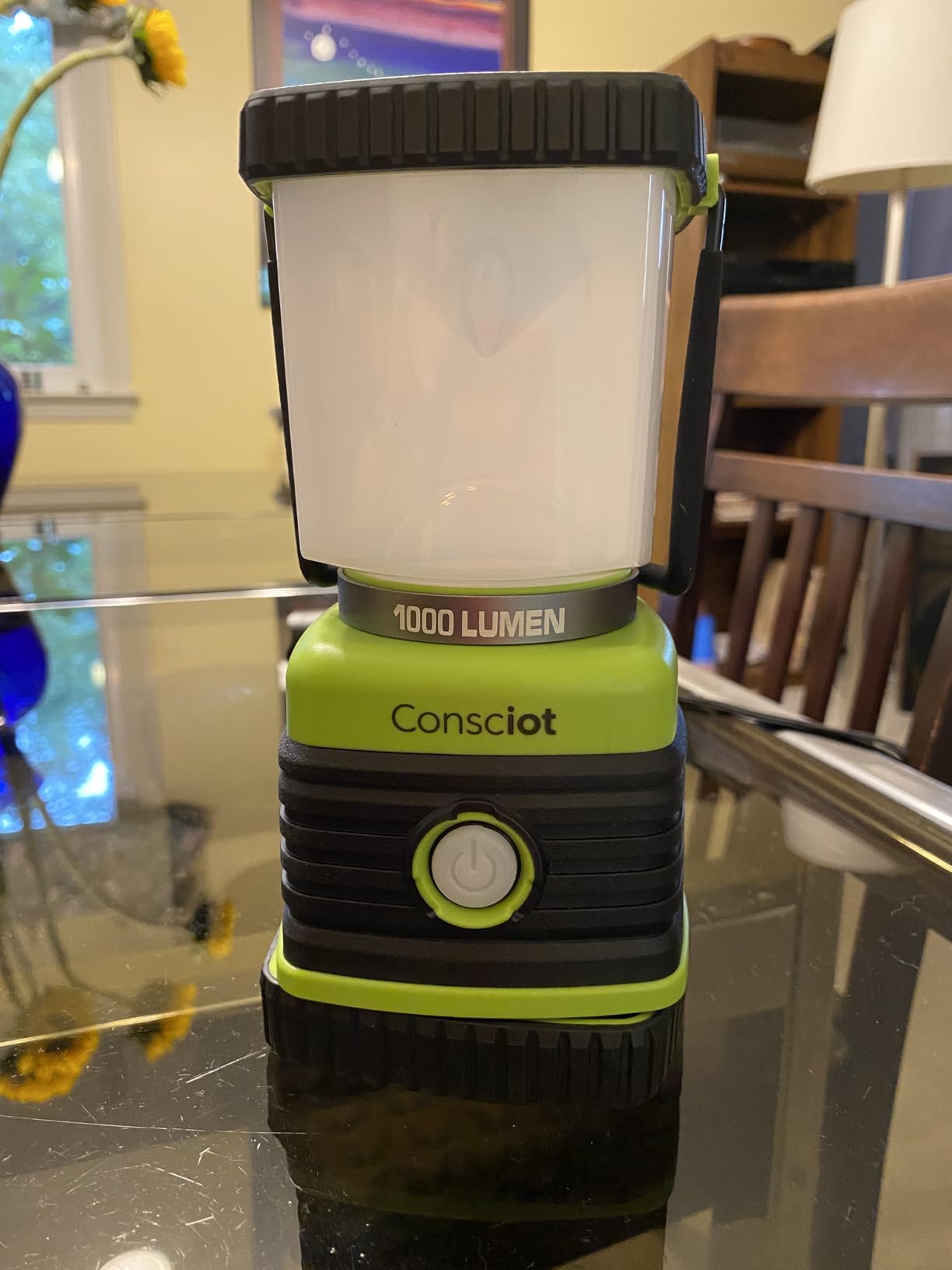 Consciot 1000LM Battery Powered LED Camping Lantern, 4 Light Mode, Dimmable customer photo 1