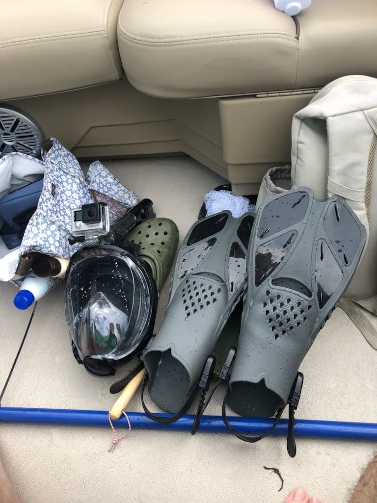 Greatever Snorkel Fins, Travel Size Short Flippers for Snorkel Swim Diving customer photo 2