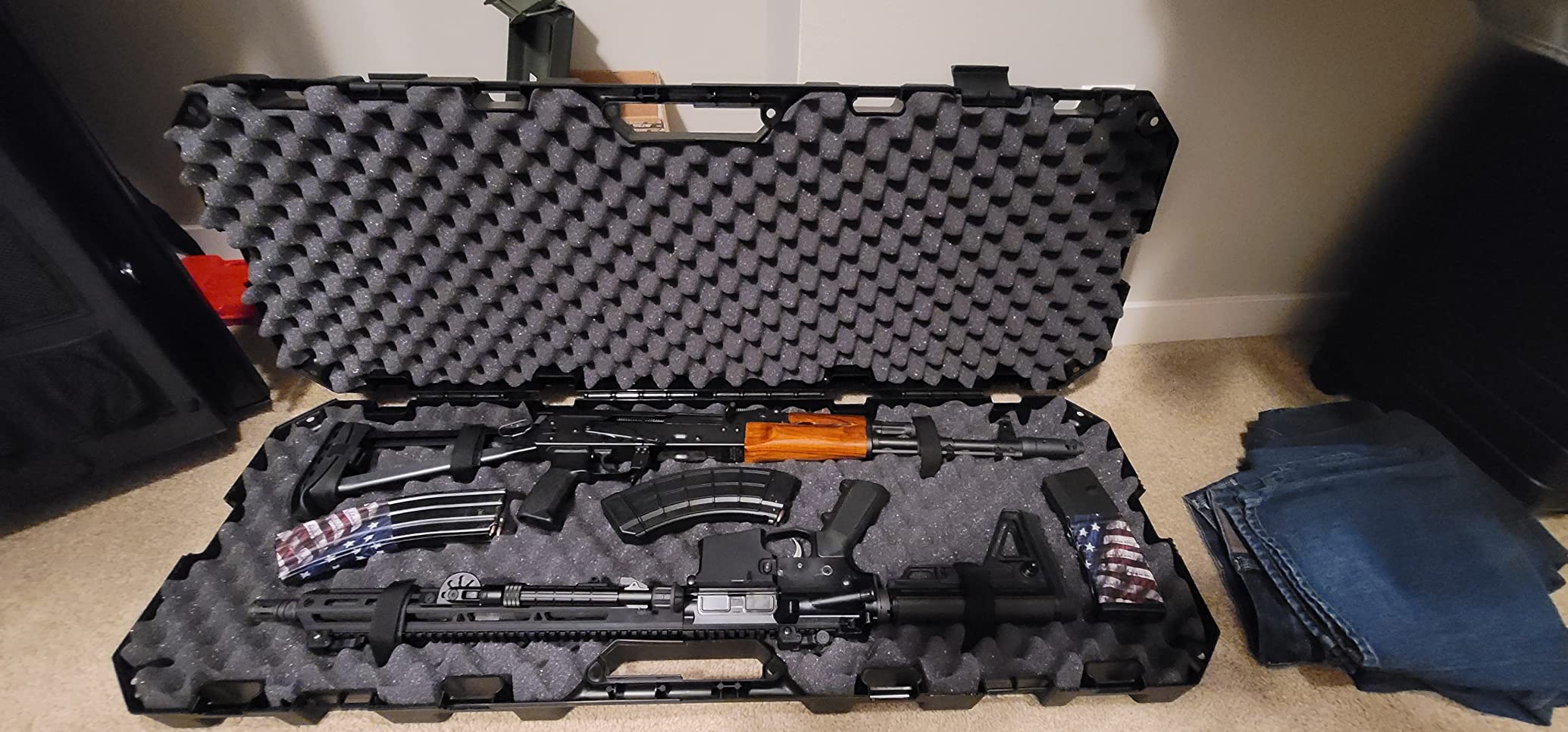 MTM RC42T Tactical Rifle Case 42, Snap Latches, High-Impact Plastic, USA Made, Black customer photo 1