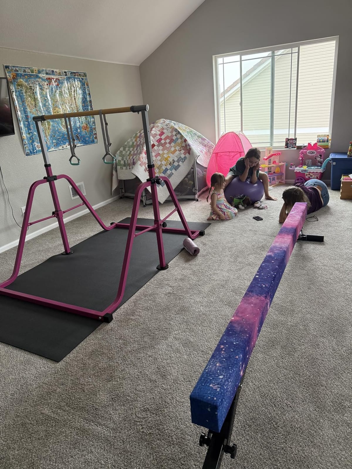 Marfual Adjustable Gymnastic Balance Beam for Kids of All Gymnastic Levels customer photo 2