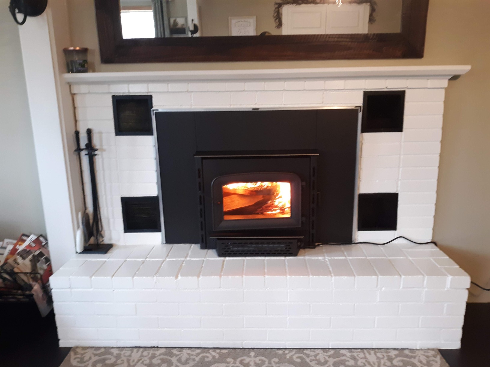 Ashley Hearth AW1820E 1,200 Sq. Ft. Wood Stove Insert , Black customer photo 2