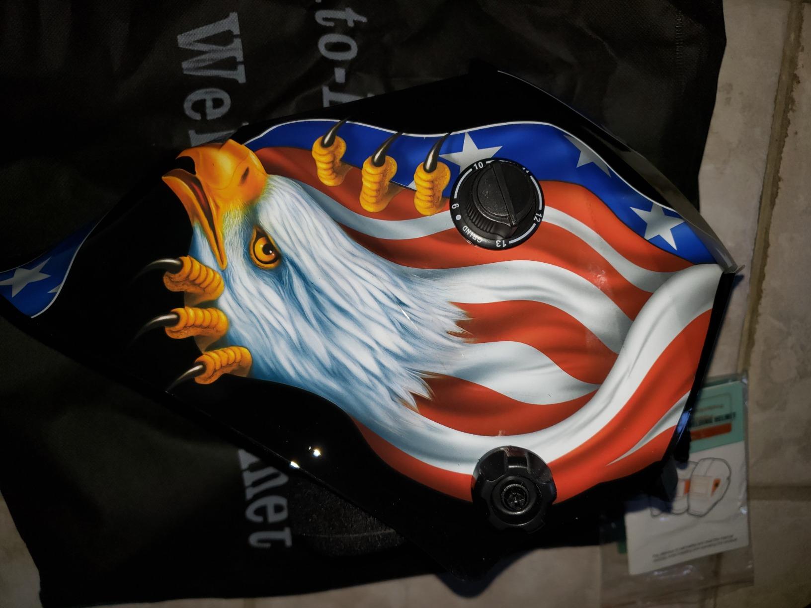 TOOLIOM Auto Darkening Solar Powered Welding Helmet for TIG MIG ARC customer photo 2
