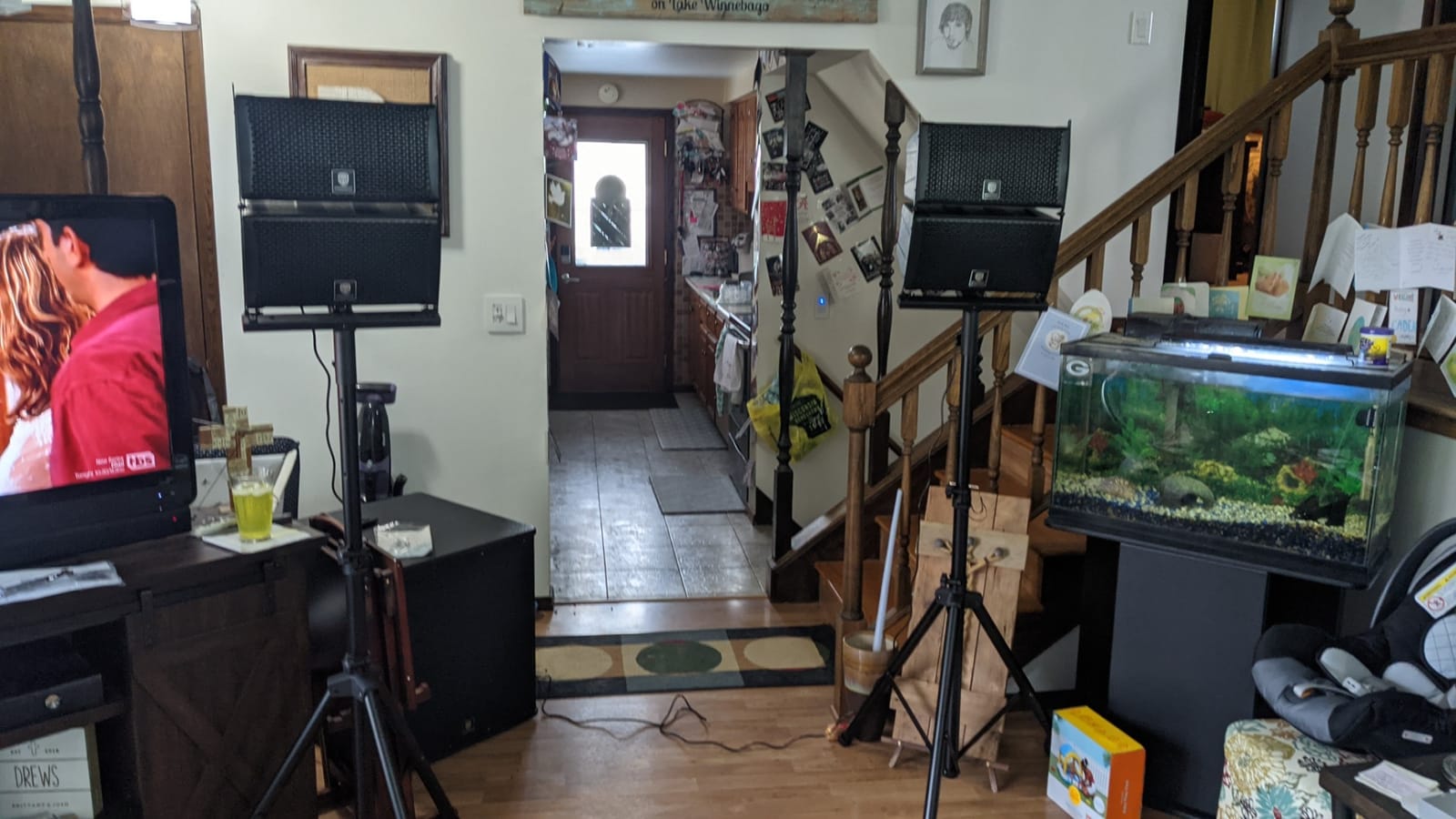 PRORECK Club 4000 18-inch 4000W P.M.P.O Stereo DJ/Powered PA Speaker System Combo Set Line Array Speaker and 18 inch Active Subwoofer with Bluetooth/USB/SD Card/Remote Control customer photo 1