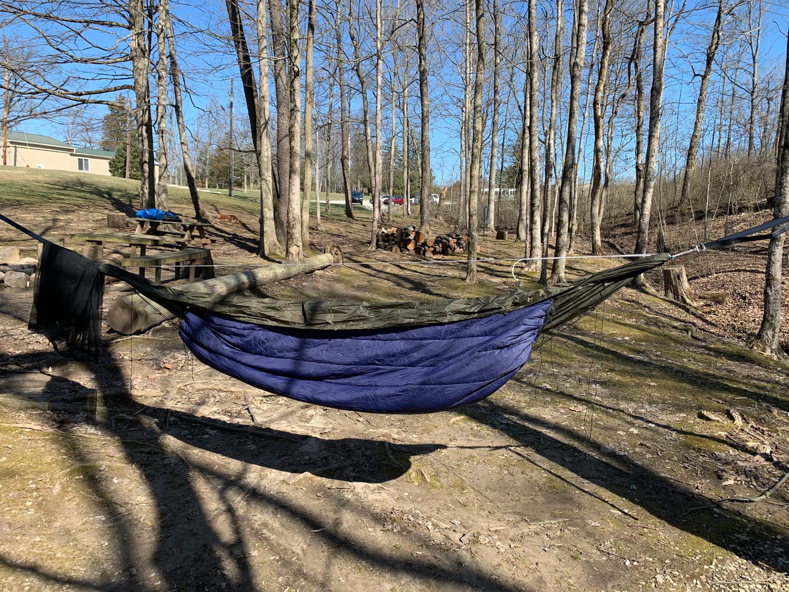 onewind 11ft Camping Double Hammock with Mosquito Net, Ridgeline and Straps customer photo 2