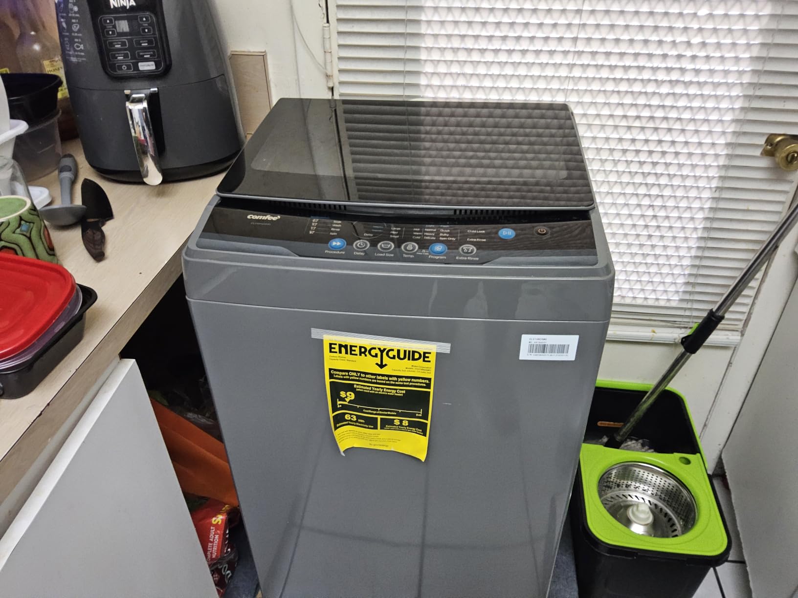 COMFEE' Portable Washing Machine 0.9 cu.ft Compact Washer with LED Display customer photo 2