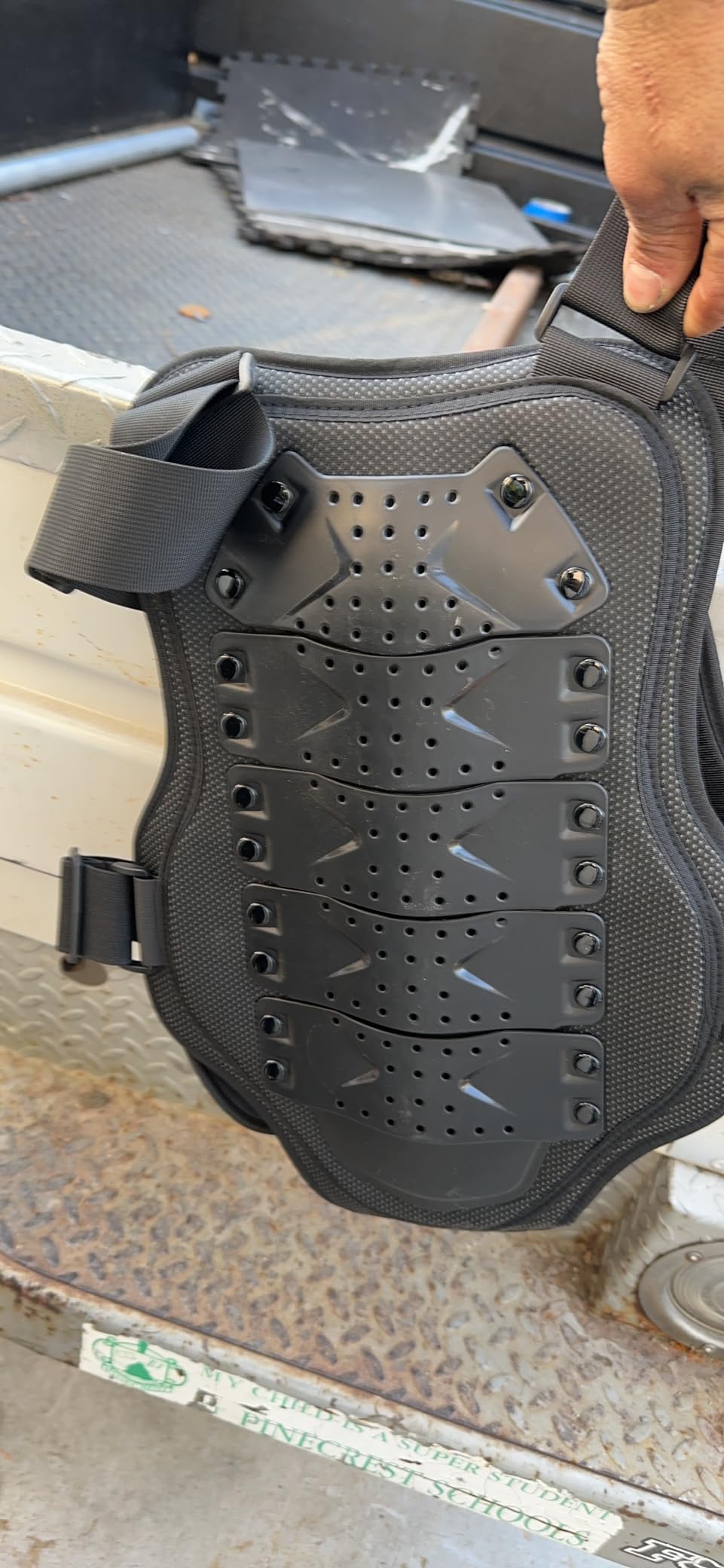 Webetop Mountain Bike Chest Protector for Men Motorcycle Armor Vest Protector for Adult Dirtbike Off-Road Racing MTB L customer photo 1