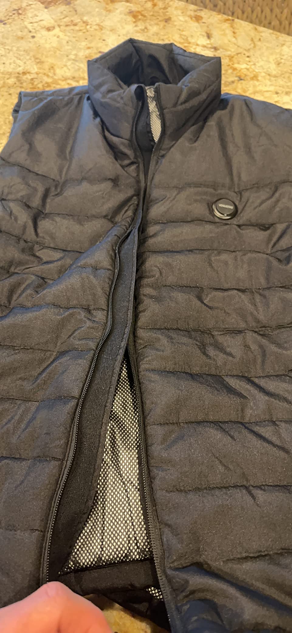 Venustas Men's Heated Vest with Battery, Lightweight Quilted Vest for Men customer photo 2