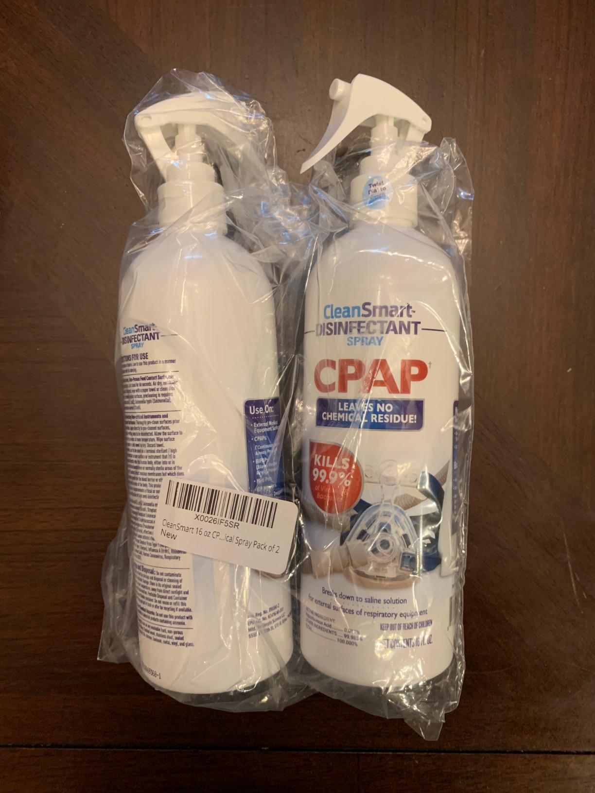 CleanSmart CPAP Disinfectant Spray, TSA Travel Size, 2 oz (3 pack) customer photo 2