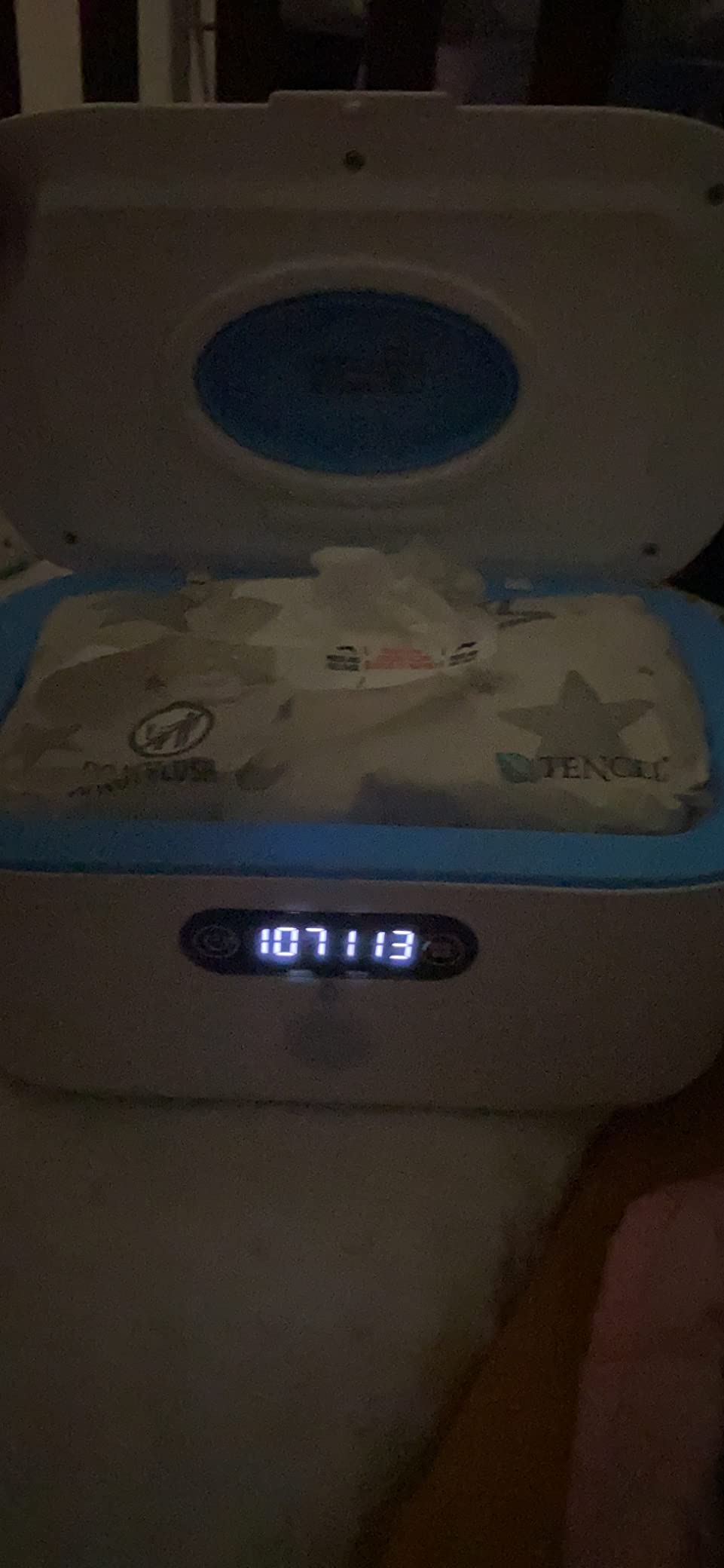 Bellababy Wipe Wamer for Vehicle and Home Use, Baby Wet Wipes Dispenser and Diaper Wipe Warmer with Night Light,Temperature Display,No Need Water and Sponge, ℉ and ℃ Convertible customer photo 1
