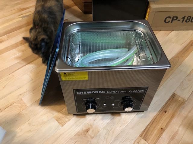CREWORKS 10L Ultrasonic Washing Machine - 240W Parts Cleaner with Knobs customer photo 2