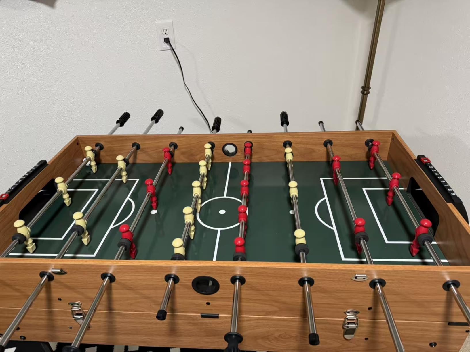 GYMAX 3 in 1 Multi Game Table, 49 Inch with Foosball Hockey & Billiards, Competition Sized Combo Game Table for Home, Game Room, Bar, Party, Club customer photo 2