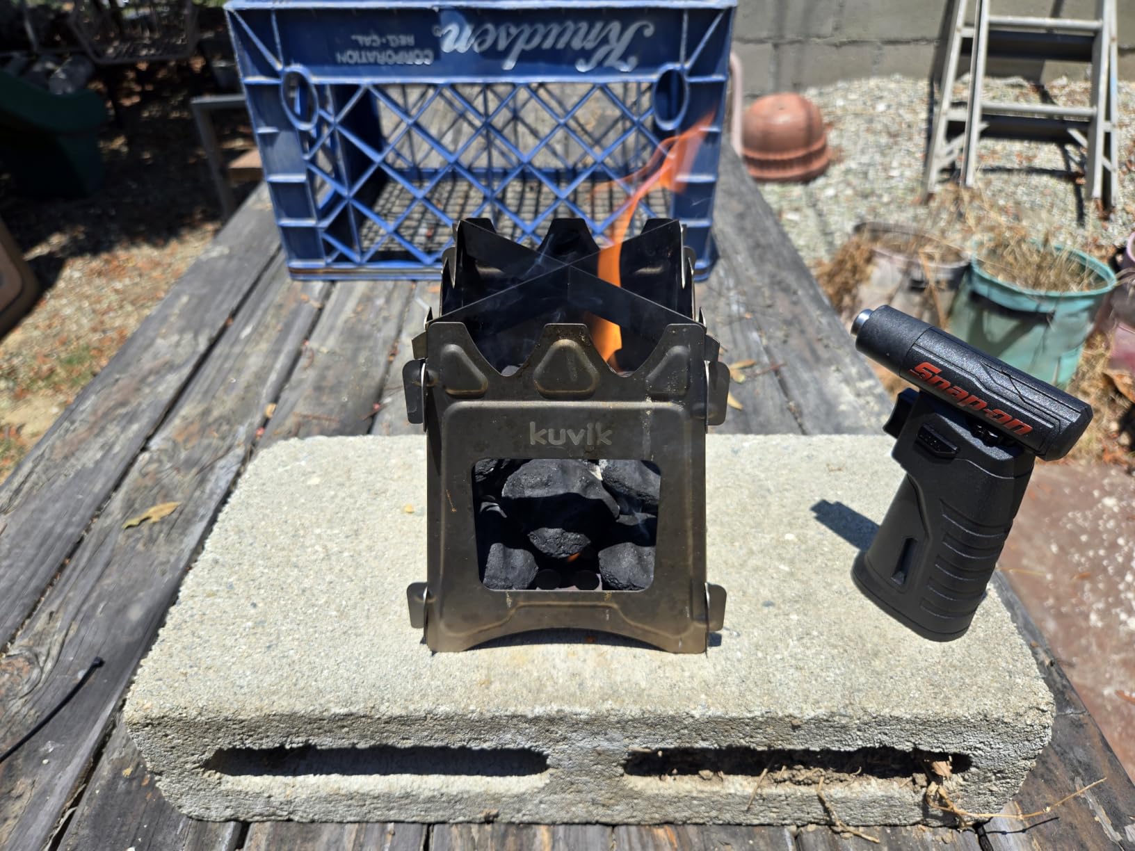 Kuvik Titanium Wood Stove - Ultralight and Compact Stove for Backpacking customer photo 1